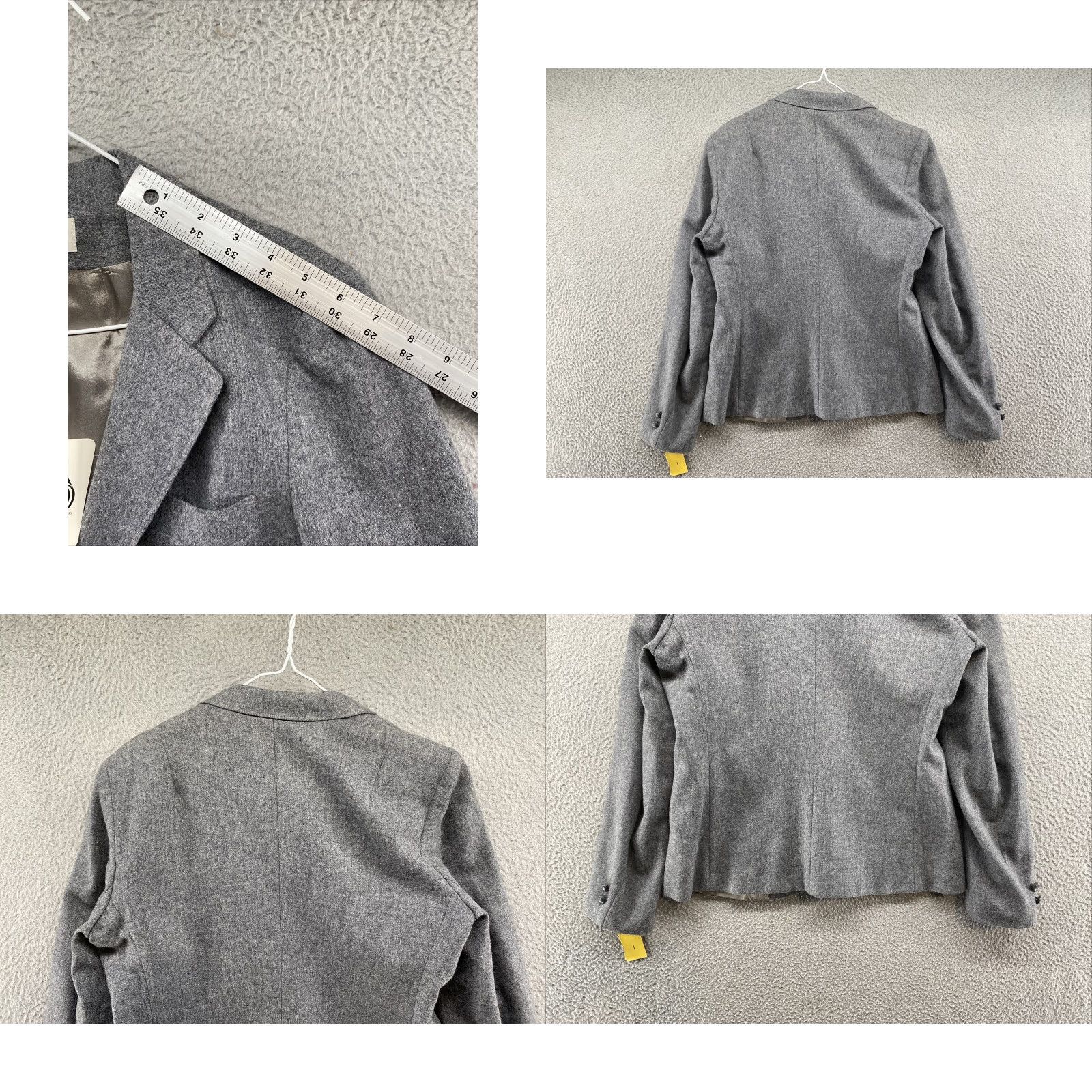 Pendleton VTG Peerless Of Boston Women’s Wool Blazer Career Jacket Gray Size 12 NEW - Business Jacket Mens Womens Girls Boys Size XL / US 12-14 / IT 48-50 - 8 Thumbnail