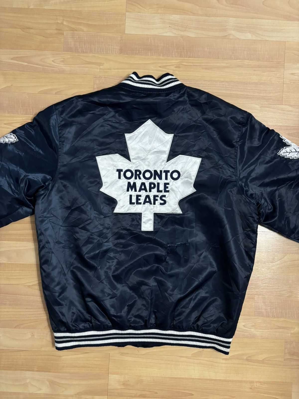 Jeff Hamilton × NHL × Vintage Vintage Jeff Hamilton Toronto Maple Leafs Bomber Jacket Size US XXL / EU 58 / 5 - 3 Thumbnail