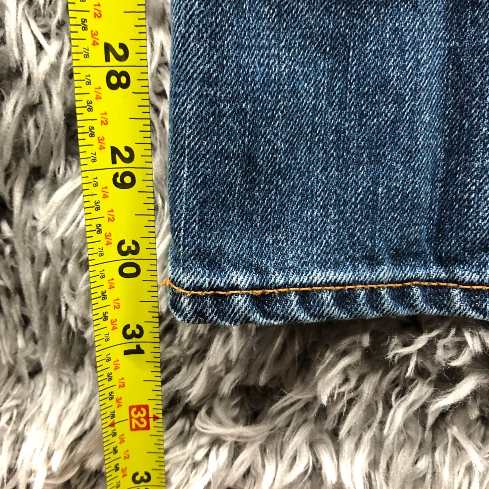 J.Crew J.Crew Jeans Size 38x32 Mens Mid Rise Straight Leg Dark Wash Blue Denim Size US 38 / EU 54 - 3 Thumbnail