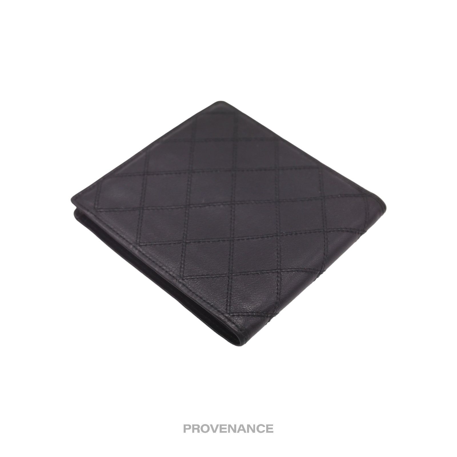 Chanel 🔴 Chanel 8CC Bifold Wallet - Black Quilted Calfskin Size ONE SIZE - 4 Thumbnail