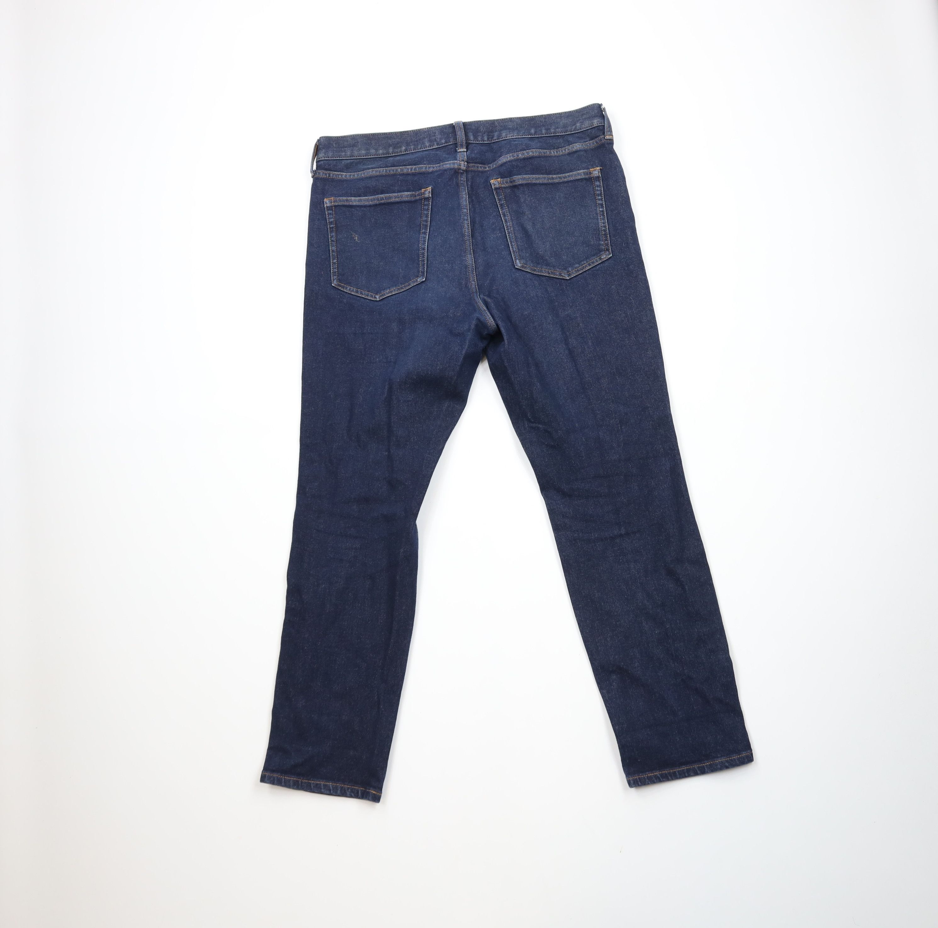 Everlane × Vintage Everlane Uniform Slim Stretch Organic Cotton Denim Jeans Size US 34 / EU 50 - 9 Thumbnail