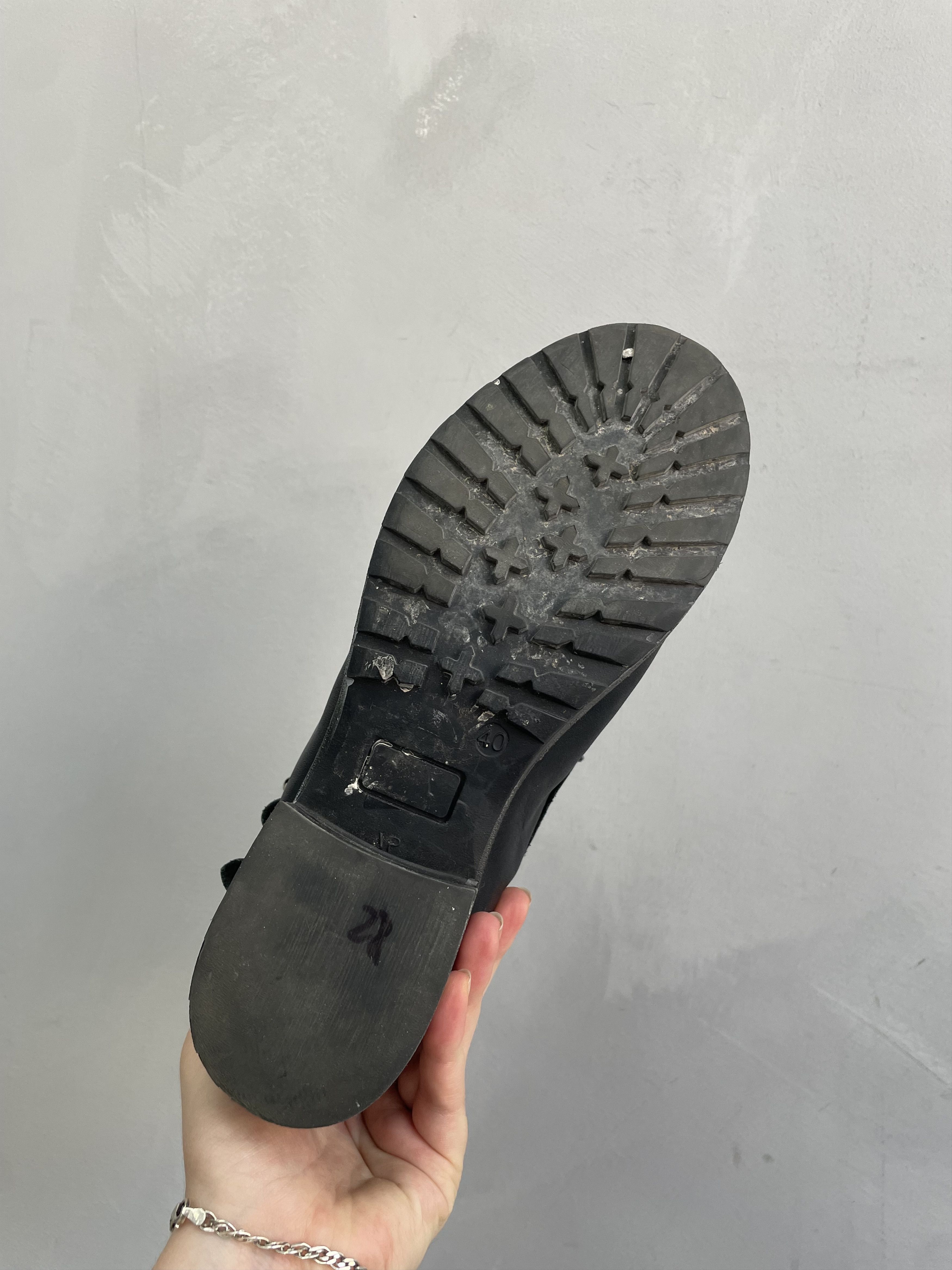 If Six Was Nine Rare japanese Rick owens style leather moto boots y2k Size US 7 / EU 40 - 8 Thumbnail