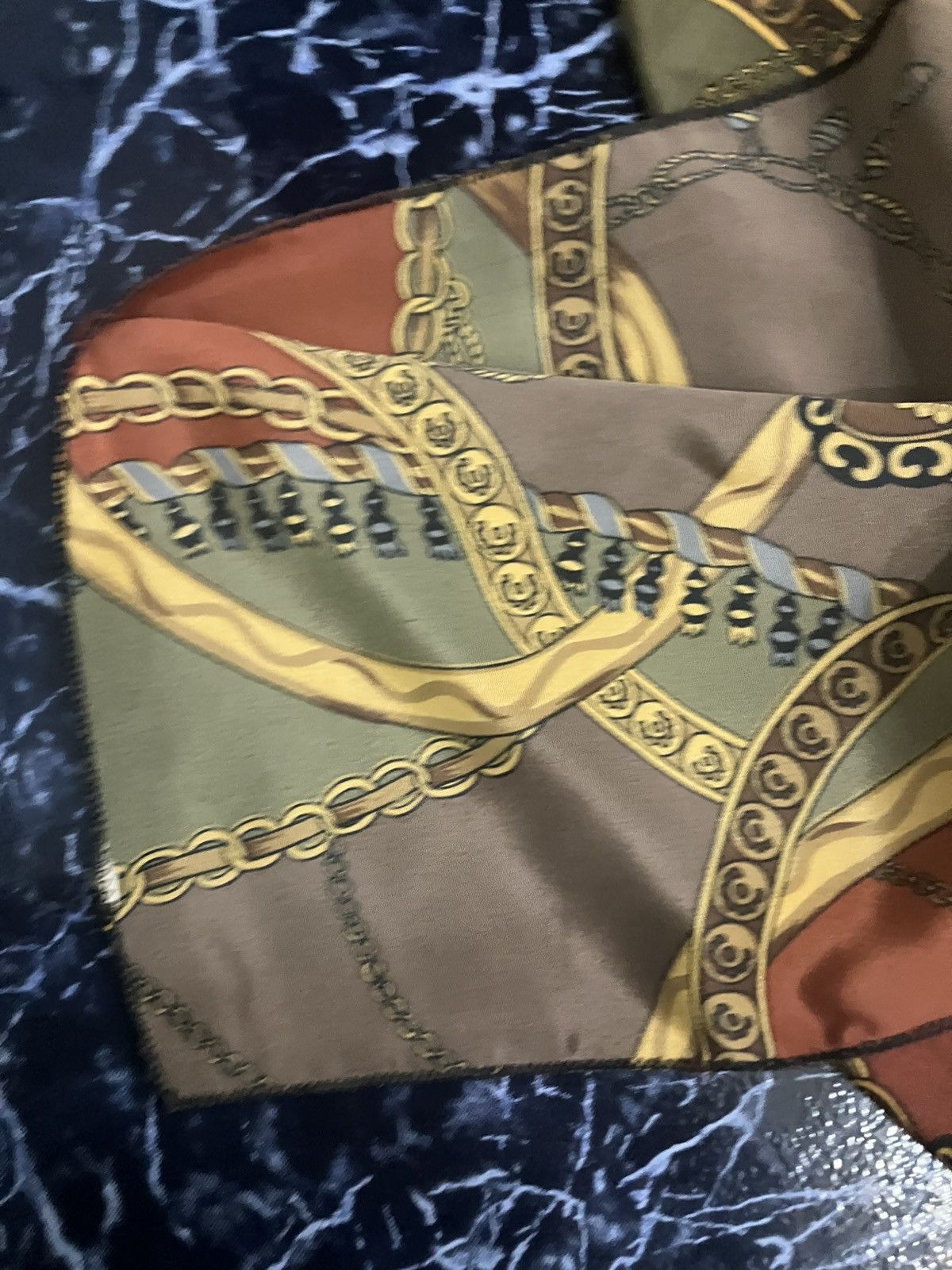 Hermes Hermes square silk bandanna neck wrap designer scarf shawl Size ONE SIZE - 9 Thumbnail