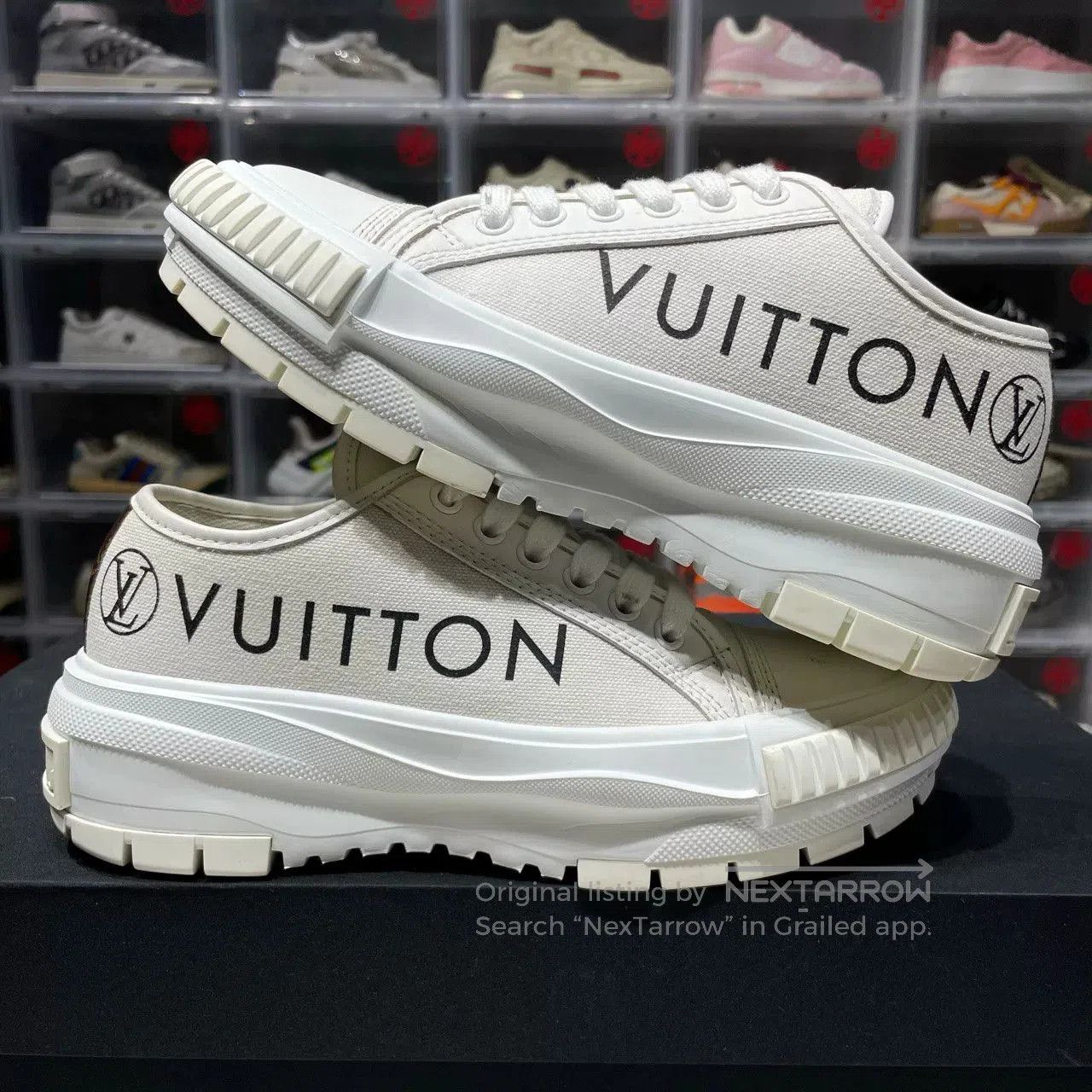 Louis Vuitton Louis Vuitton Squad Women's White Sneakers. Size US 5 / IT 35 - 5 Thumbnail