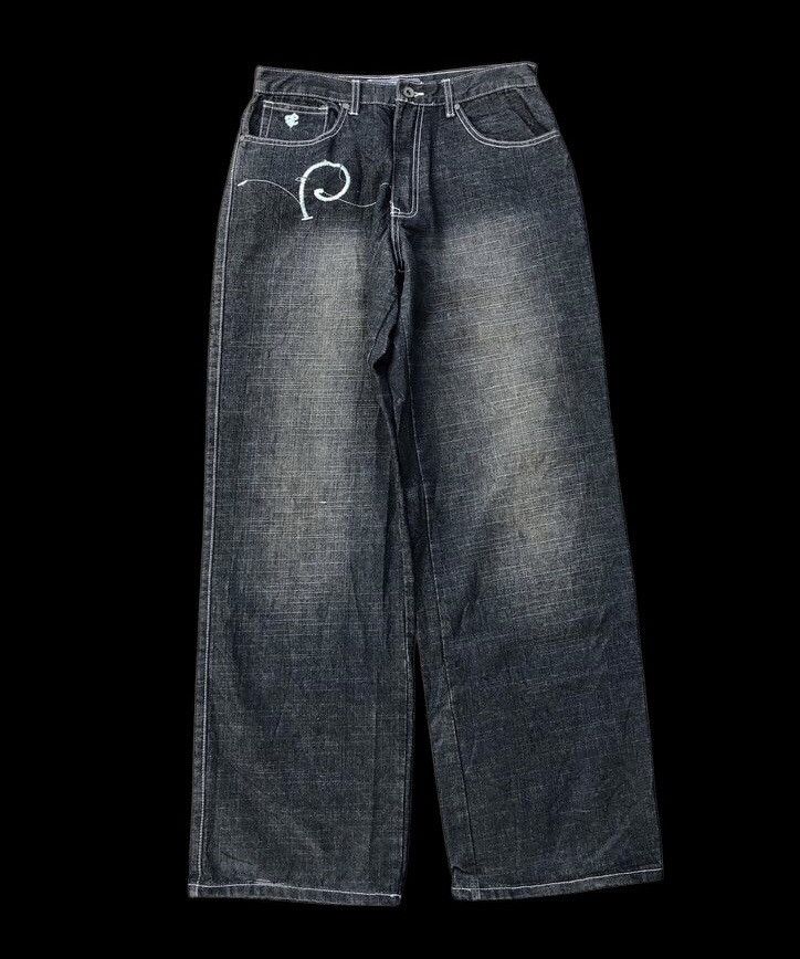 BAGGY⚡️⚡️ROCAWEAR WASHED BLACK DENIM