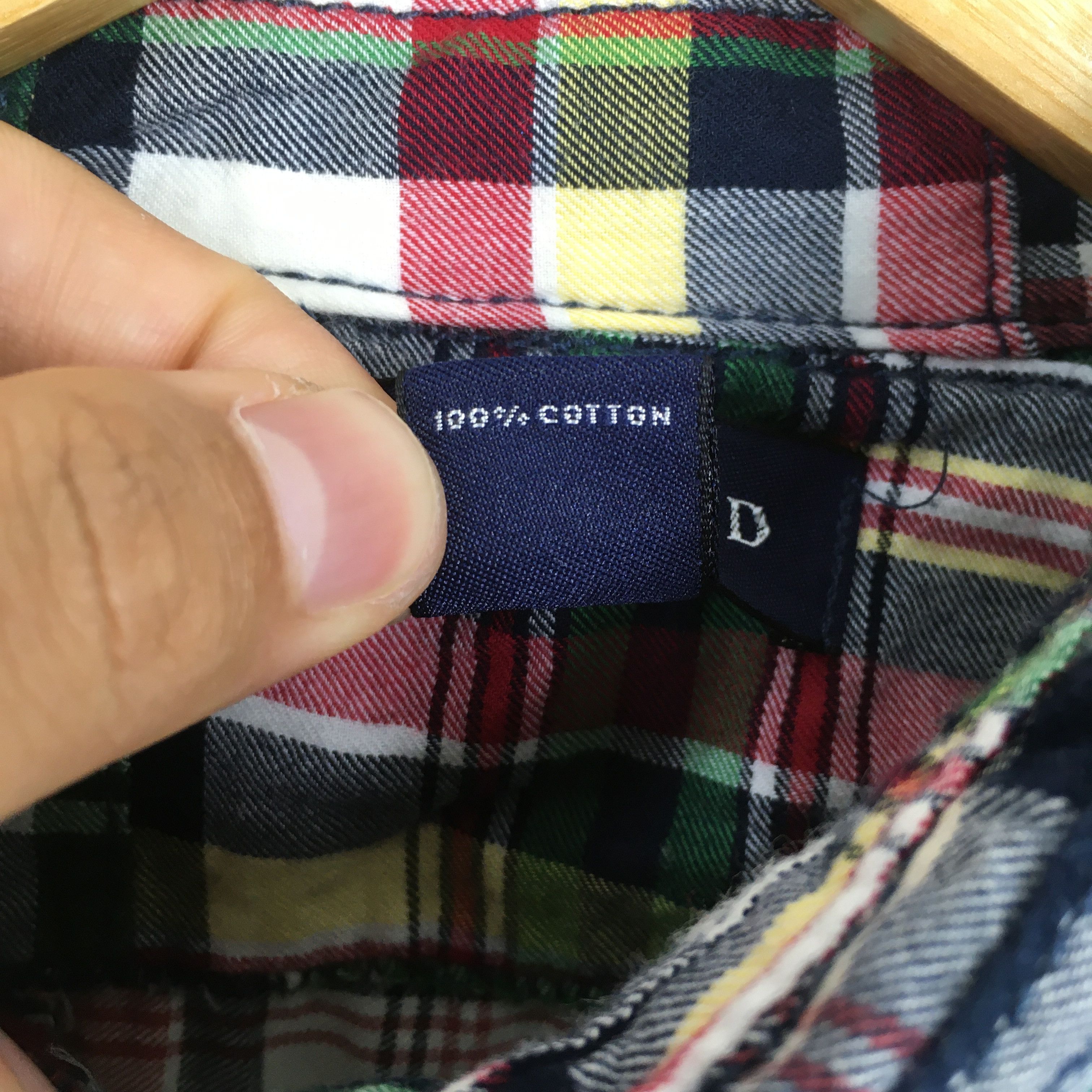 Flannel Lands End Patchwork Checkered Flannel Shirt Large Size US L / EU 52-54 / 3 - 6 Thumbnail
