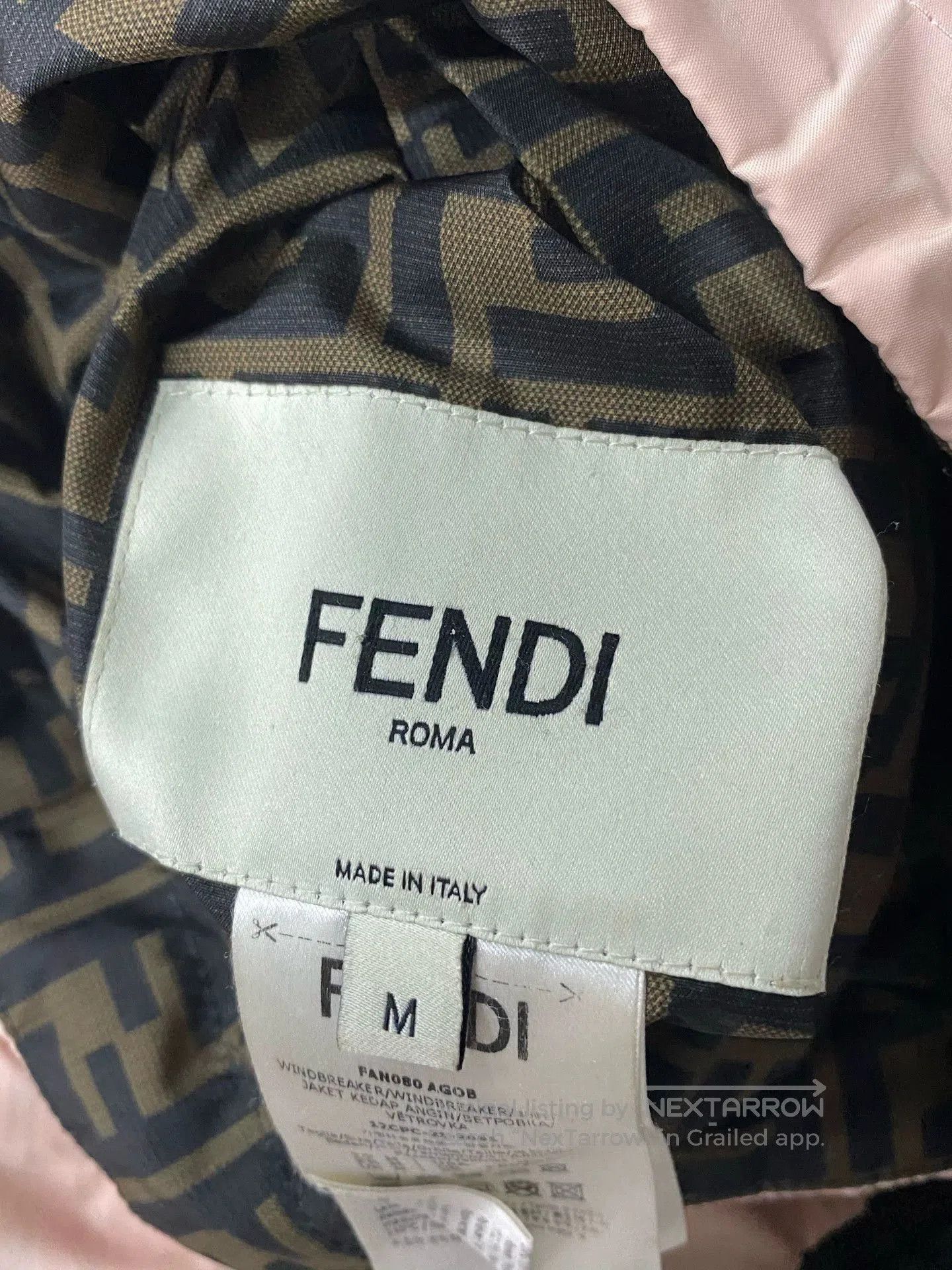Fendi Fendi Double-sided Logo Zip Jacket Coat. Size US M / EU 48-50 / 2 - 6 Thumbnail