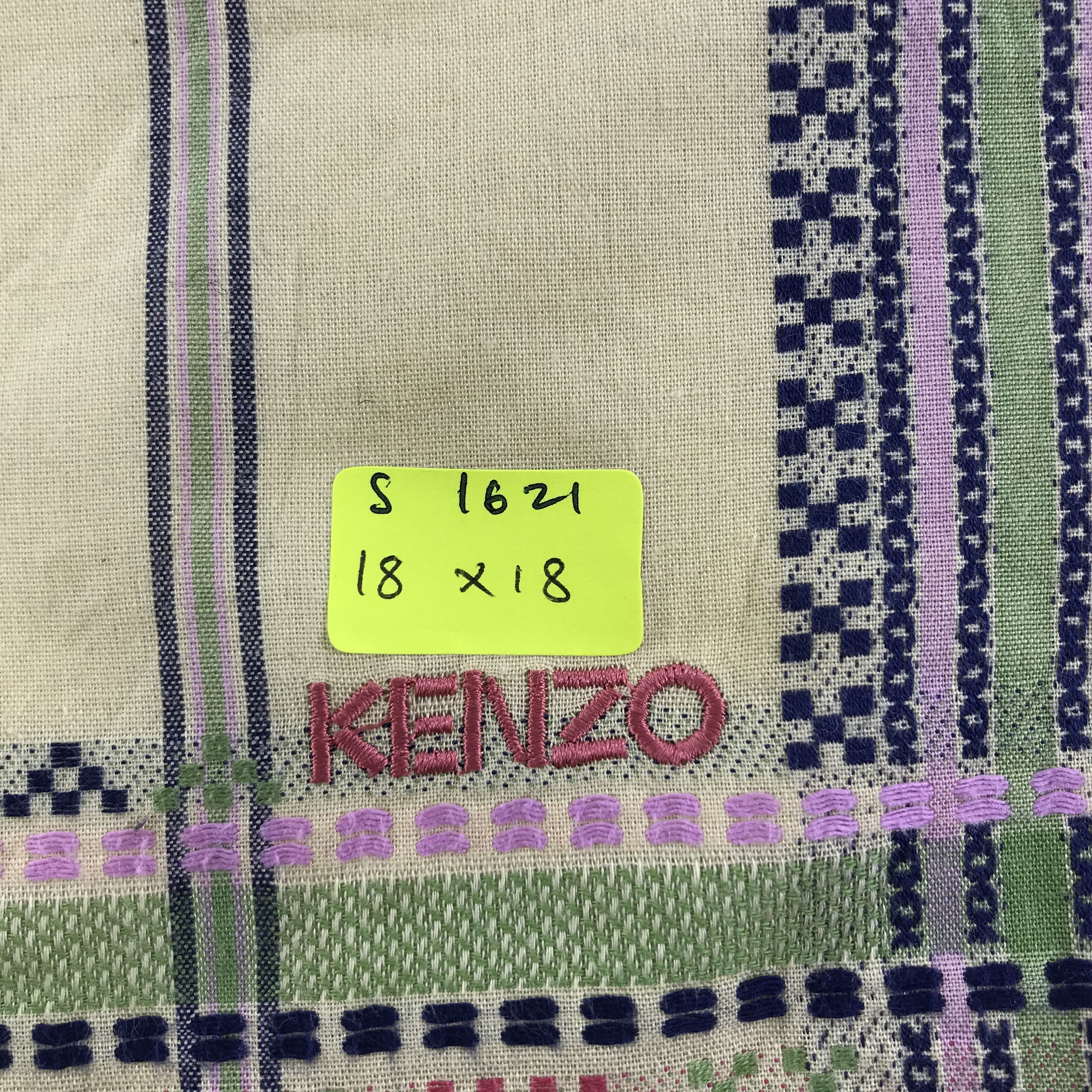 Kenzo × Vintage Kenzo Bandana / Handkerchief / Neckerchief - S1621 Size ONE SIZE - 5 Thumbnail
