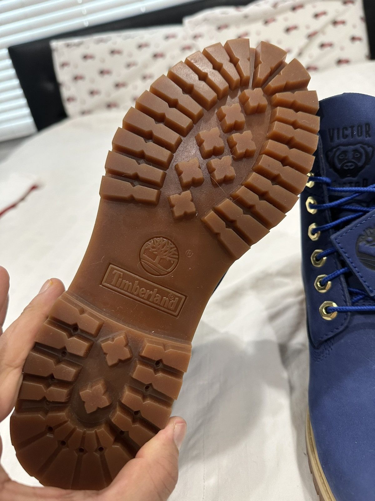 Timberland Victor Victor Timberlamd Blue Pop smoke tribute sample Size US 7 / EU 40 - 7 Thumbnail