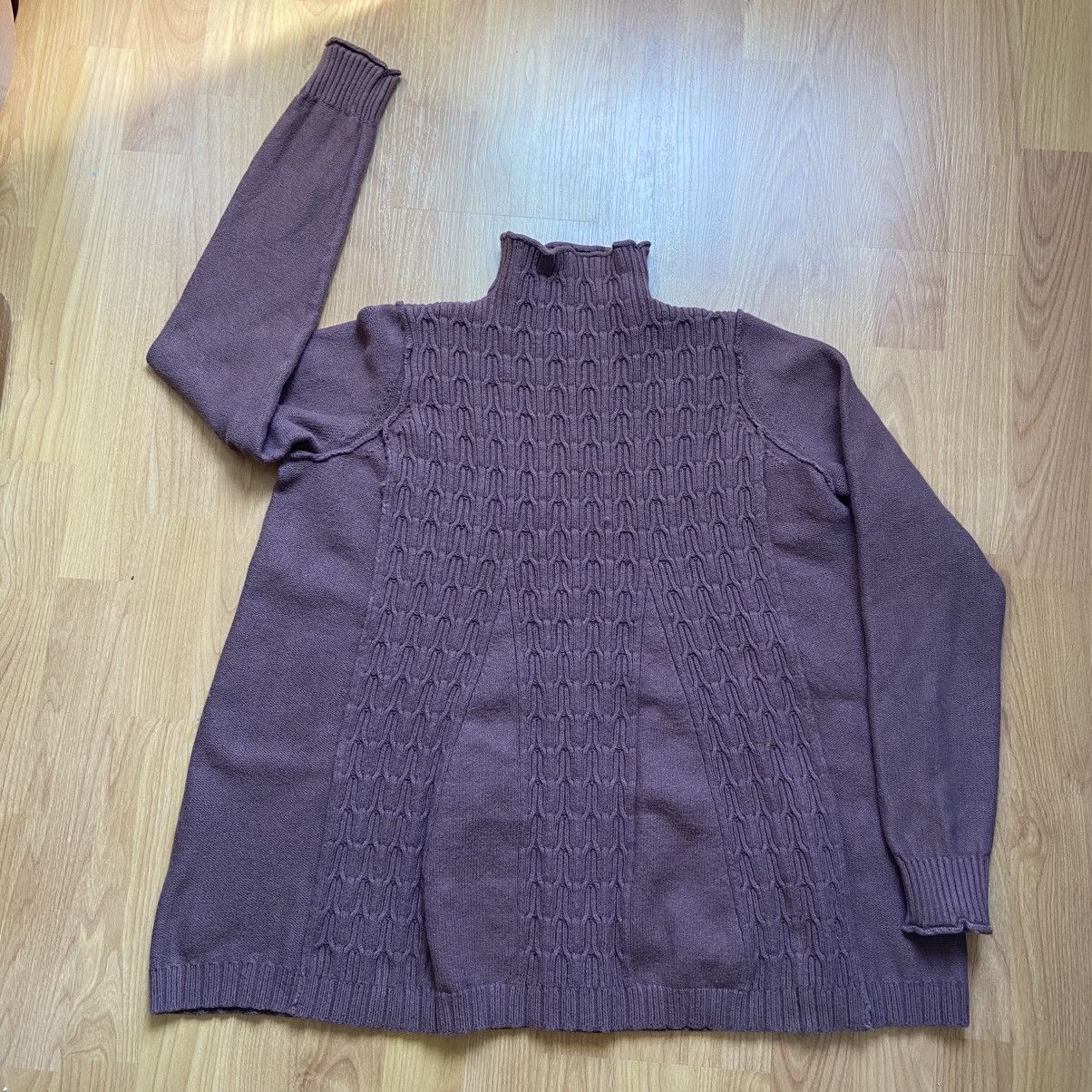 Anthropologie Pilcro Anthropologie Mock Neck Knit Sweater Women’s Small Size S / US 4 / IT 40 - 2 Thumbnail
