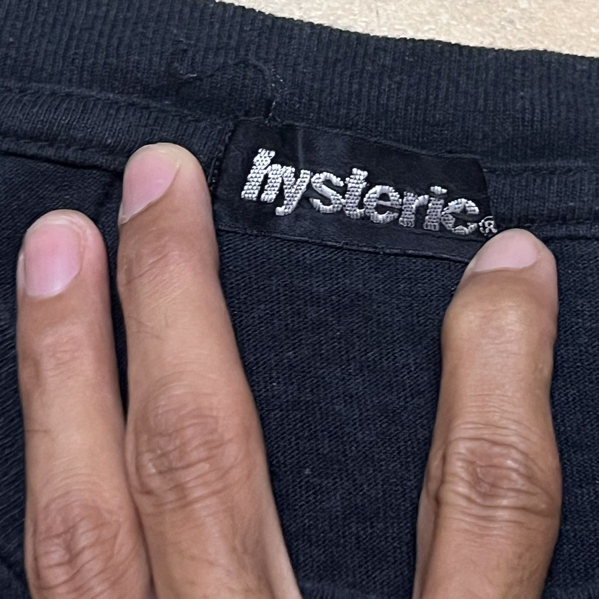Hysteric Glamour Hysteric Glamour Big Logo Long Sleeve T Shirt Size US XS / EU 42 / 0 - 7 Thumbnail
