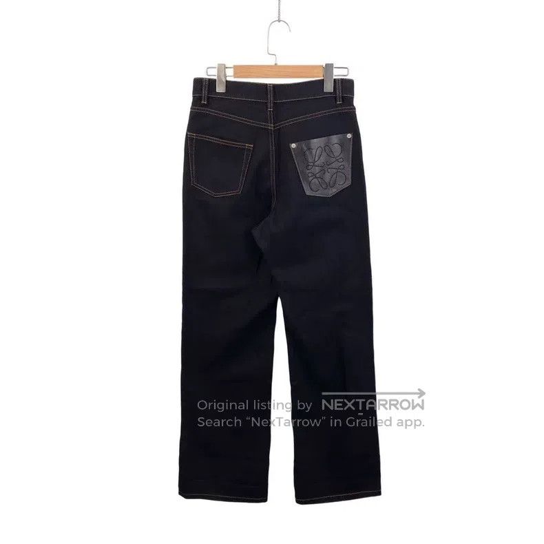 Loewe Loewe Leather patch logo denim trousers Size 25" / US 0 / IT 36 - 2 Thumbnail
