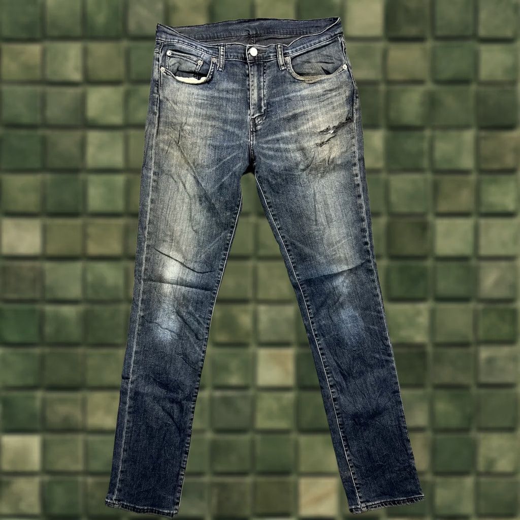 Levi's VTG Levi's 511 Jeans Men Slim Straight Denim Distressed Size 33x34 Blue Logo 5-Pocket Size US 33 - 1 Thumbnail