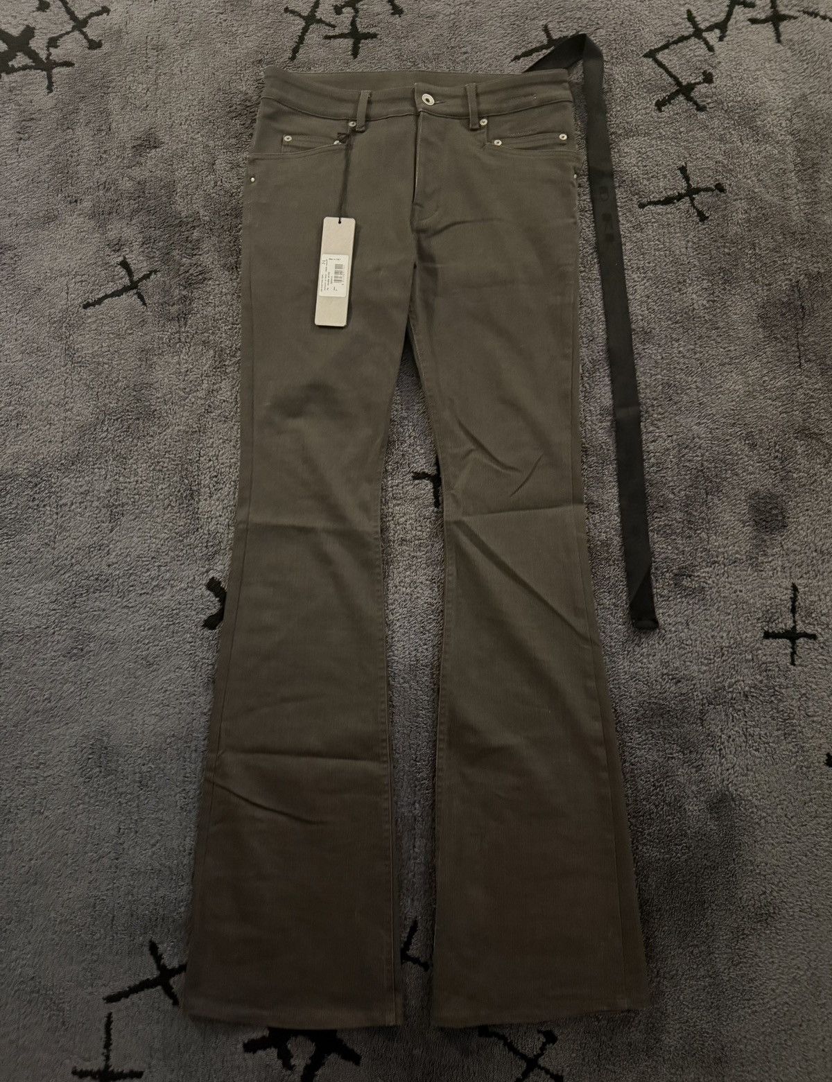 Rick Owens Tyrone dark dust sample bootcuts Size US 31 - 1 Thumbnail