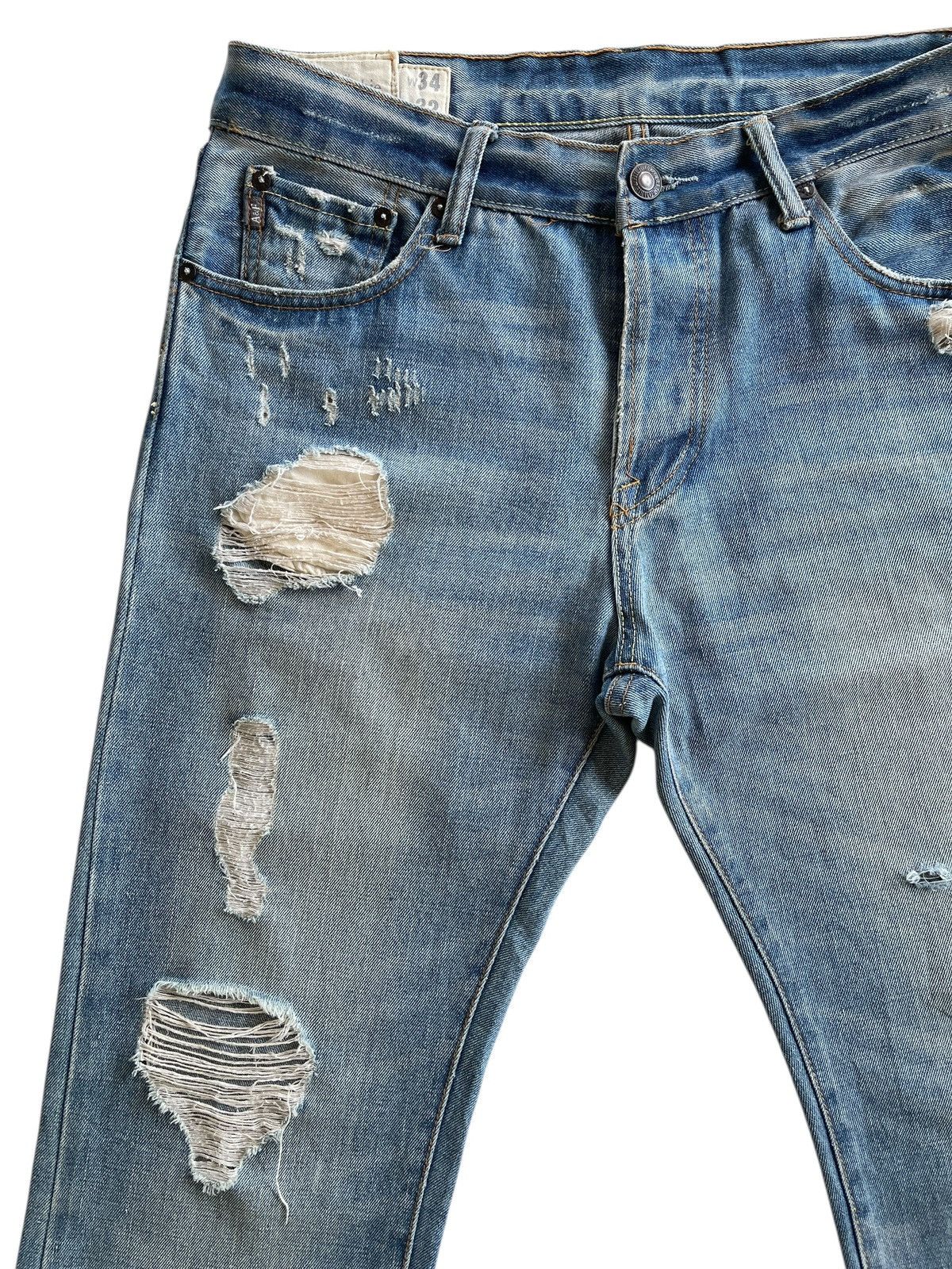 Abercrombie & Fitch Vintage Abercrombie & Fitch New York Distressed Denim Size US 34 / EU 50 - 4 Thumbnail
