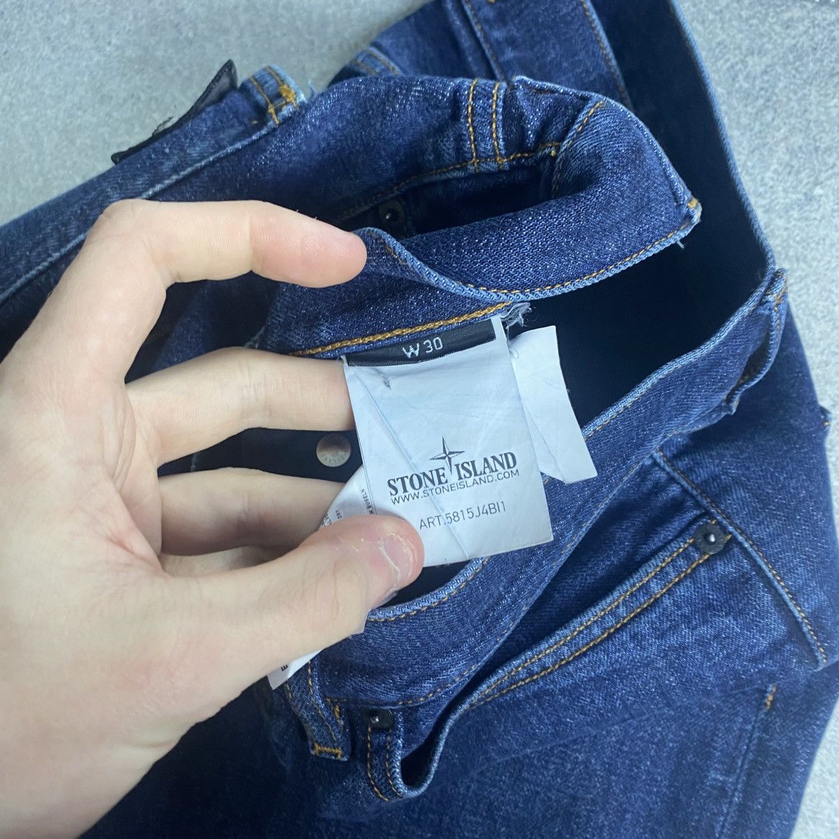 Stone Island Vintage Stone Island Jeans denim Size US 30 / EU 46 - 8 Thumbnail
