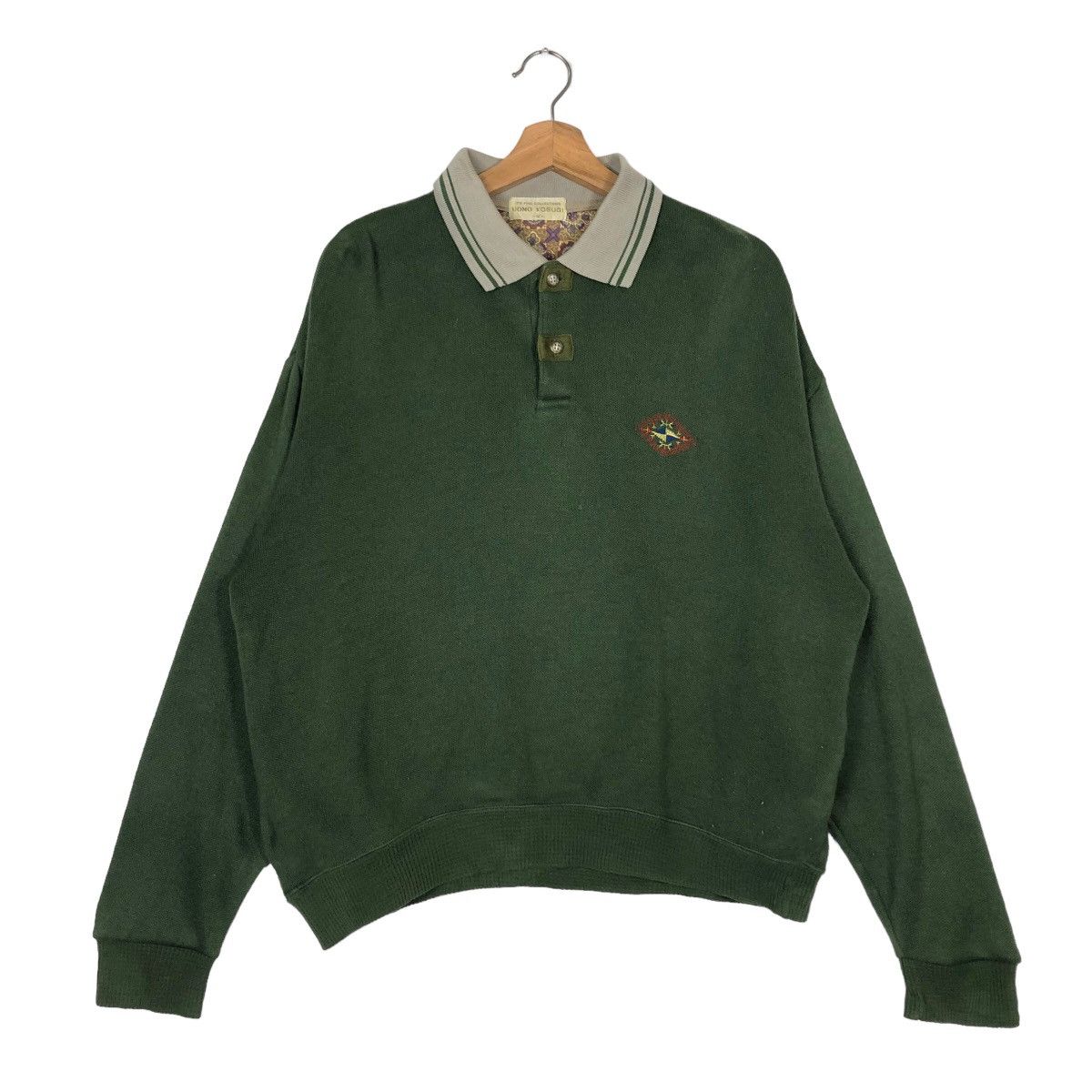 Japanese Brand 🔥90’s Vintage Collar Sweatshirt Uomo Kosugi Issey Miyake Size US M / EU 48-50 / 2 - 1 Thumbnail