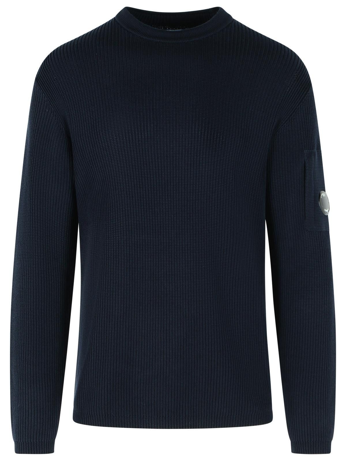 C.P. Company C.P. COMPANY Blue Cotton Sweater Size US L / EU 52-54 / 3 - 1 Thumbnail