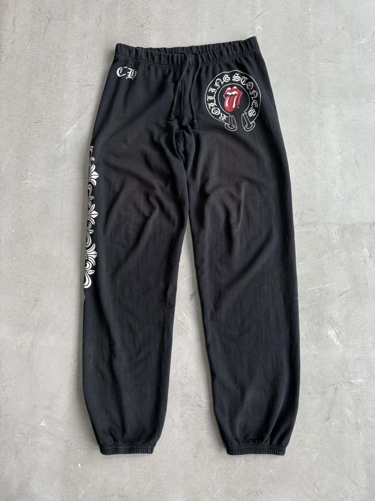 Chrome Hearts × The Rolling Stones Chrome Hearts x Rolling Stones Sweatpants Size US 32 / EU 48 - 1 Thumbnail