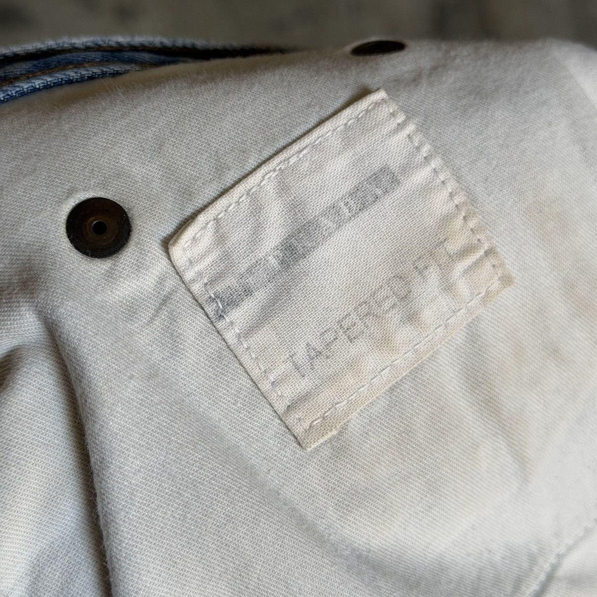 Prada 2000’s Prada Light Wash Thrashed Repair Denim Size US 32 / EU 48 - 14 Thumbnail