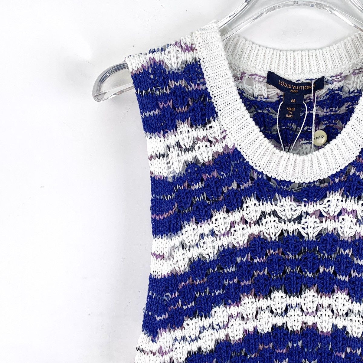 Louis Vuitton Louis Vuitton Striped Sleeveless Knit Dress K26WX Size M / US 6-8 / IT 42-44 - 3 Thumbnail