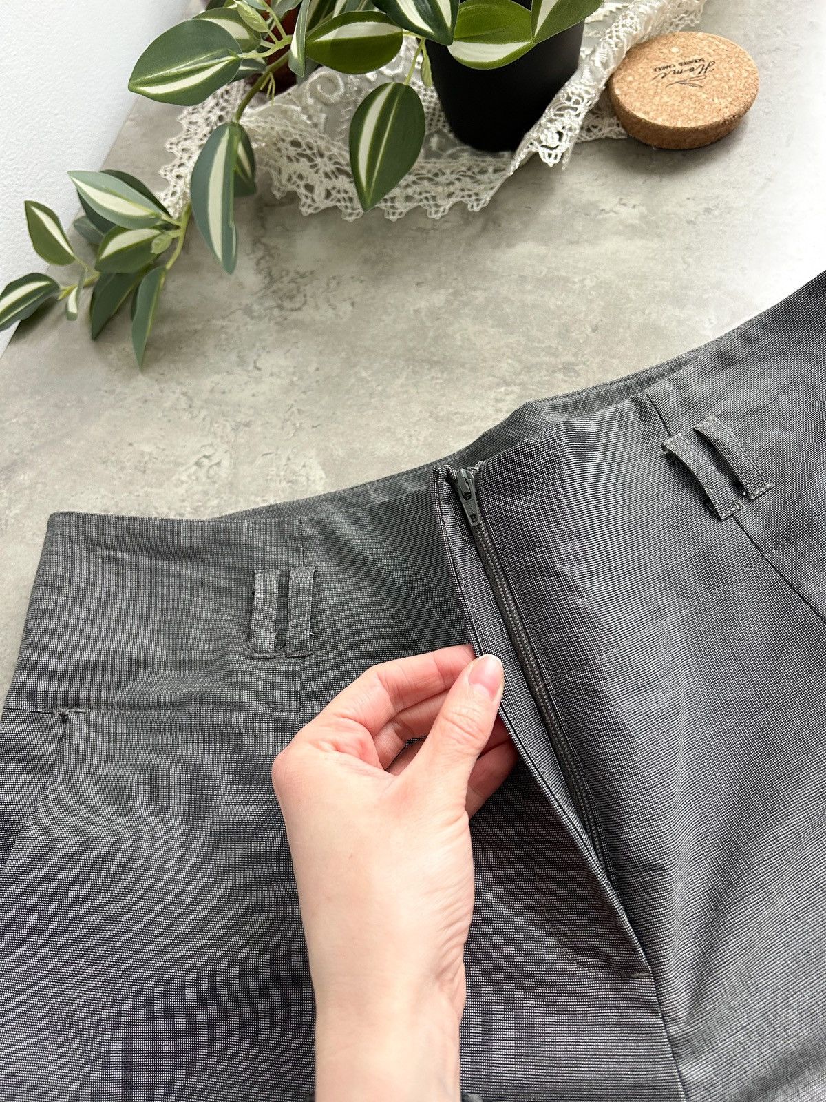 Vintage Vintage H&M low waist classic gray pants Y2K office siren Size 32" / US 10 / IT 46 - 8 Thumbnail