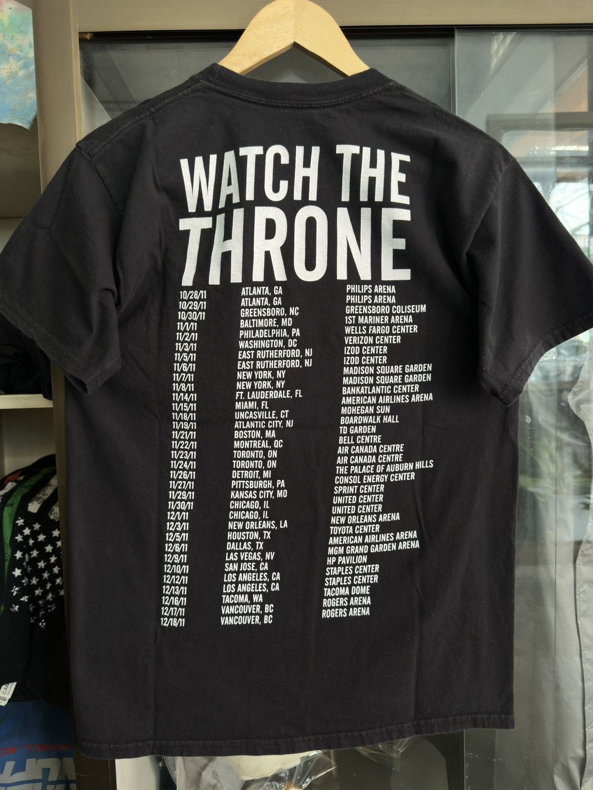 Rap Tees Jay-Z Kanye West Watch the Throne Tour Shirt Size US M / EU 48-50 / 2 - 4 Thumbnail
