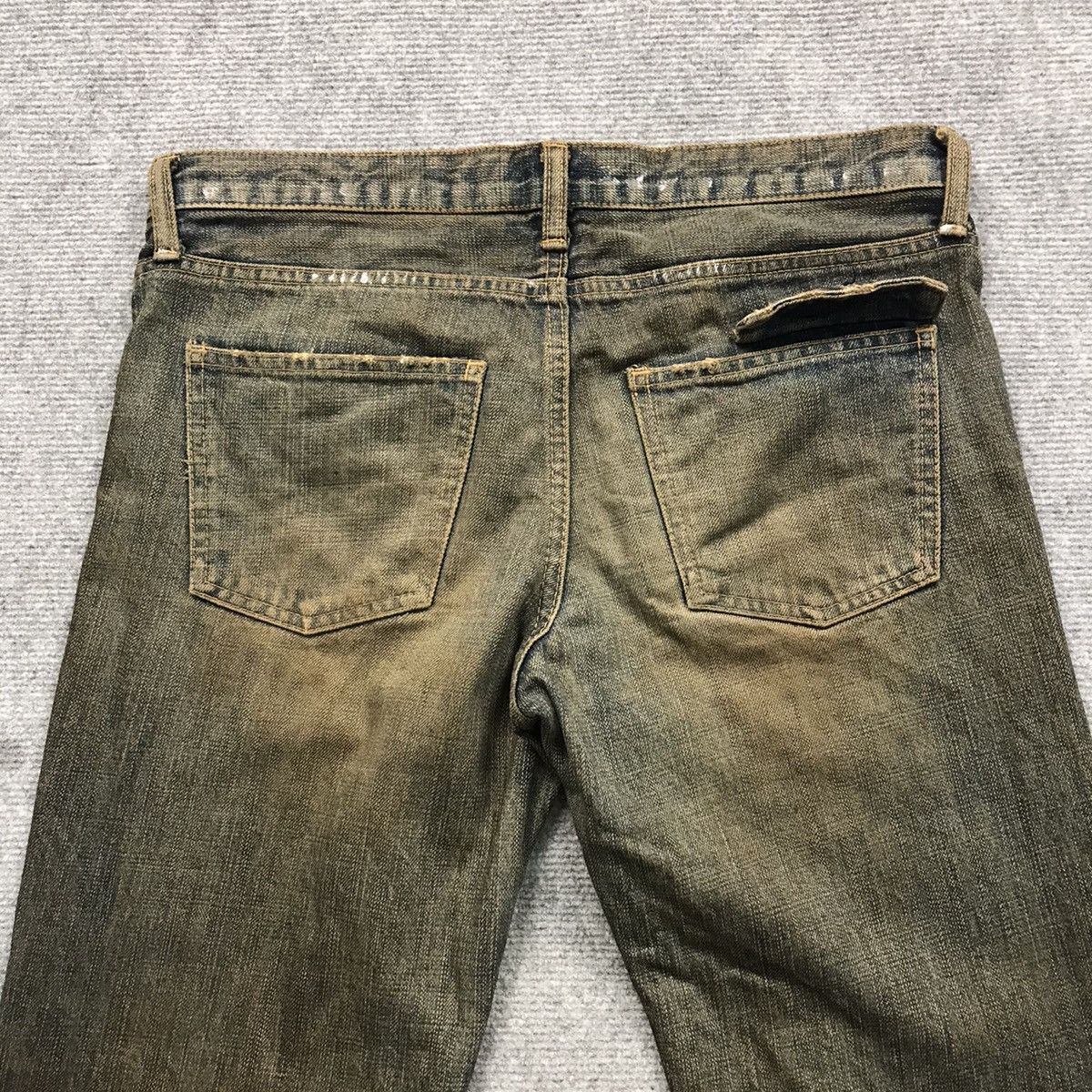 Designer × Japanese Brand RUSTY💀ROUGE VIF MADE IN JAPAN DENIM RUSTY JEANS PANTS Size US 30 / EU 46 - 13 Thumbnail
