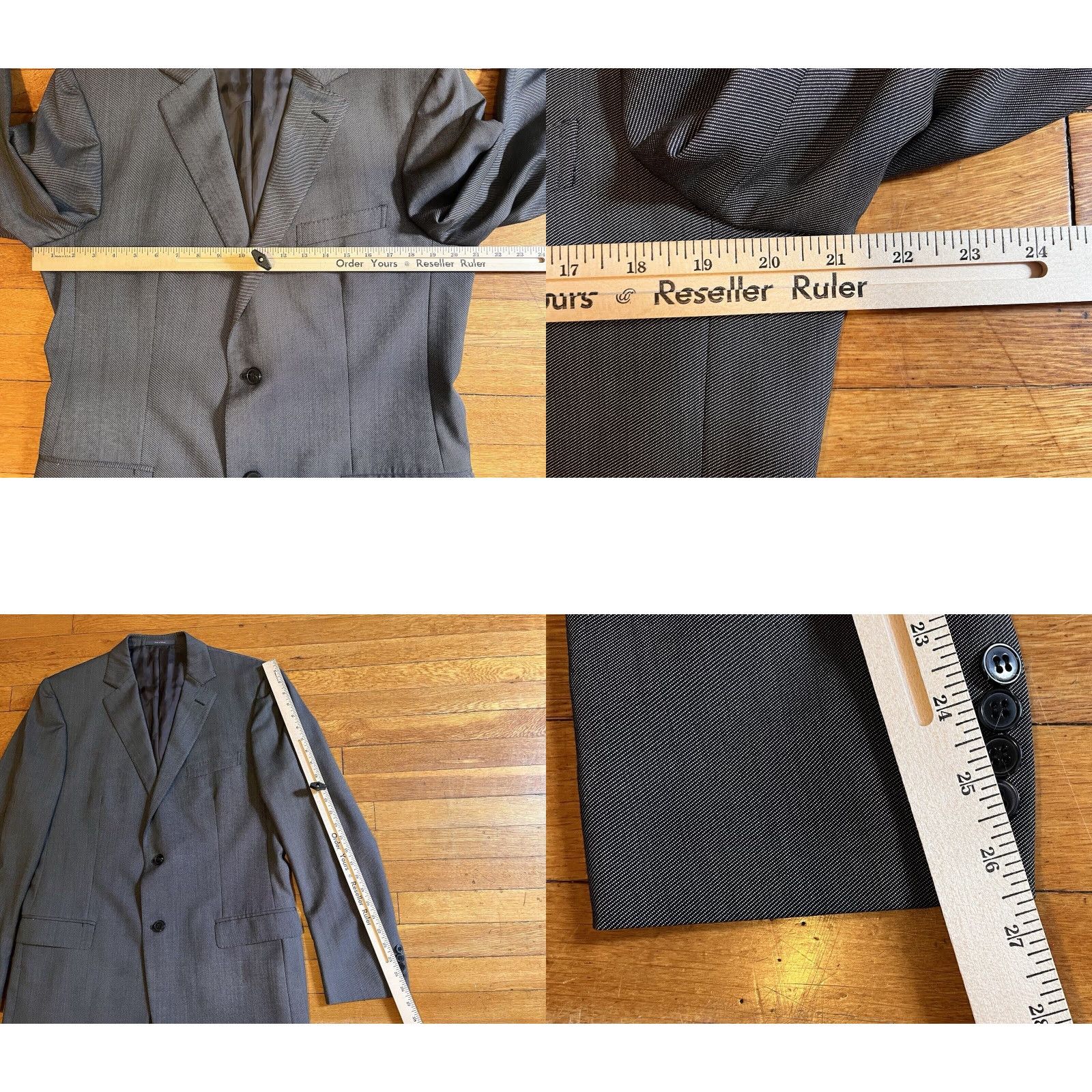 Ermenegildo Zegna Zegna Blazer Men’s 52L Grey Wool Jacket Blazer Mens 52L Grey Wool Solid Vintage? No. Size 52R - 9 Thumbnail