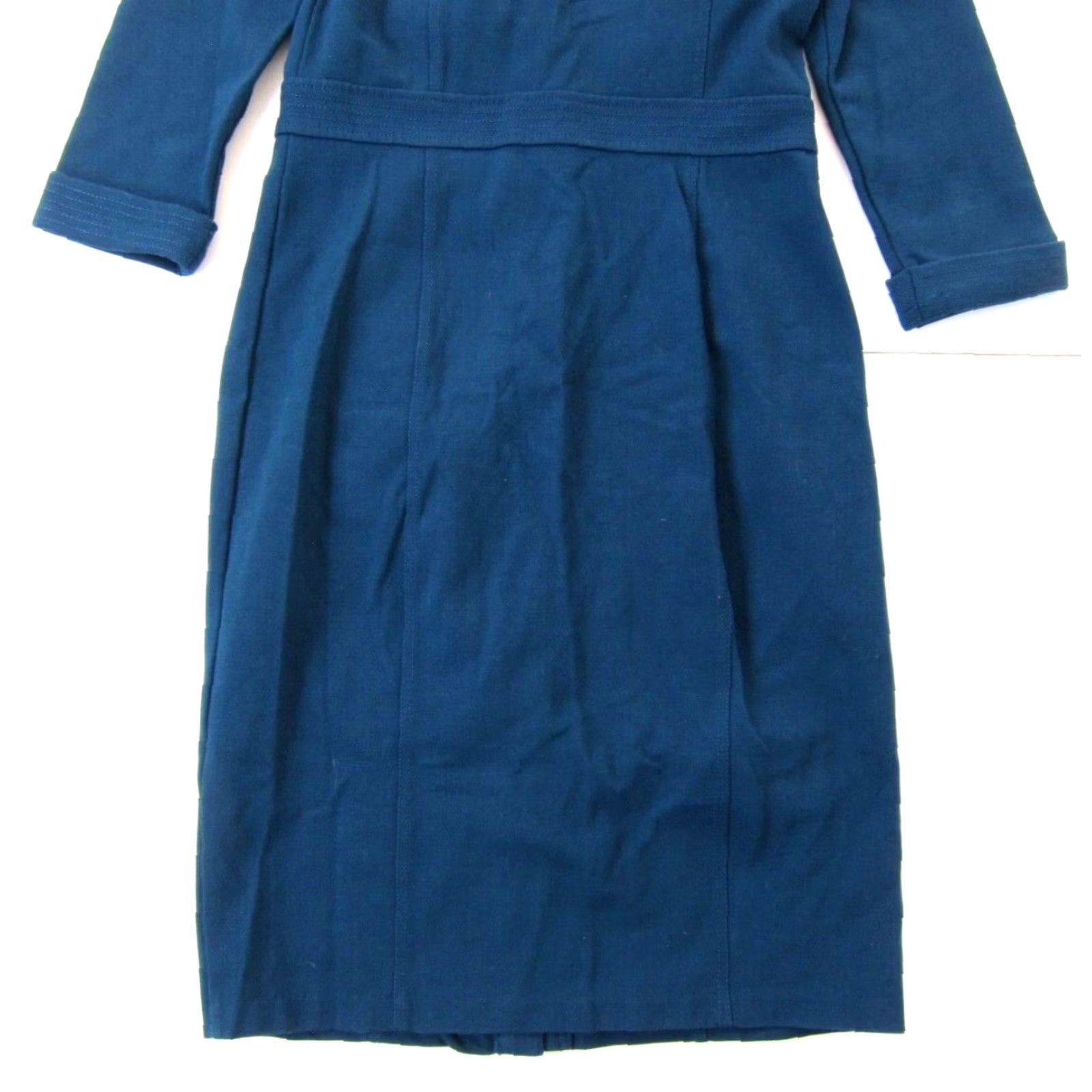 Boden Boden Ocean Blue Stretch Collared 3/4 Sleeve Button Down Shirt Dress Women 6 Size M / US 6-8 / IT 42-44 - 7 Thumbnail