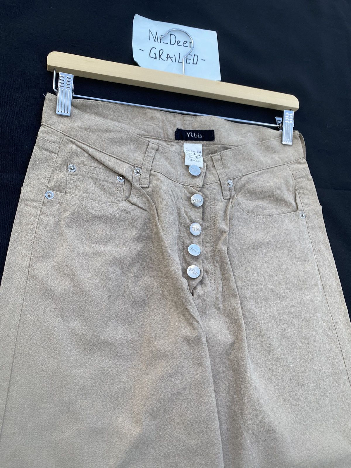 Yohji Yamamoto Rare Yohji Yamamoto Y’s Khaki Slack Pants Size US 28 / EU 44 - 10 Thumbnail