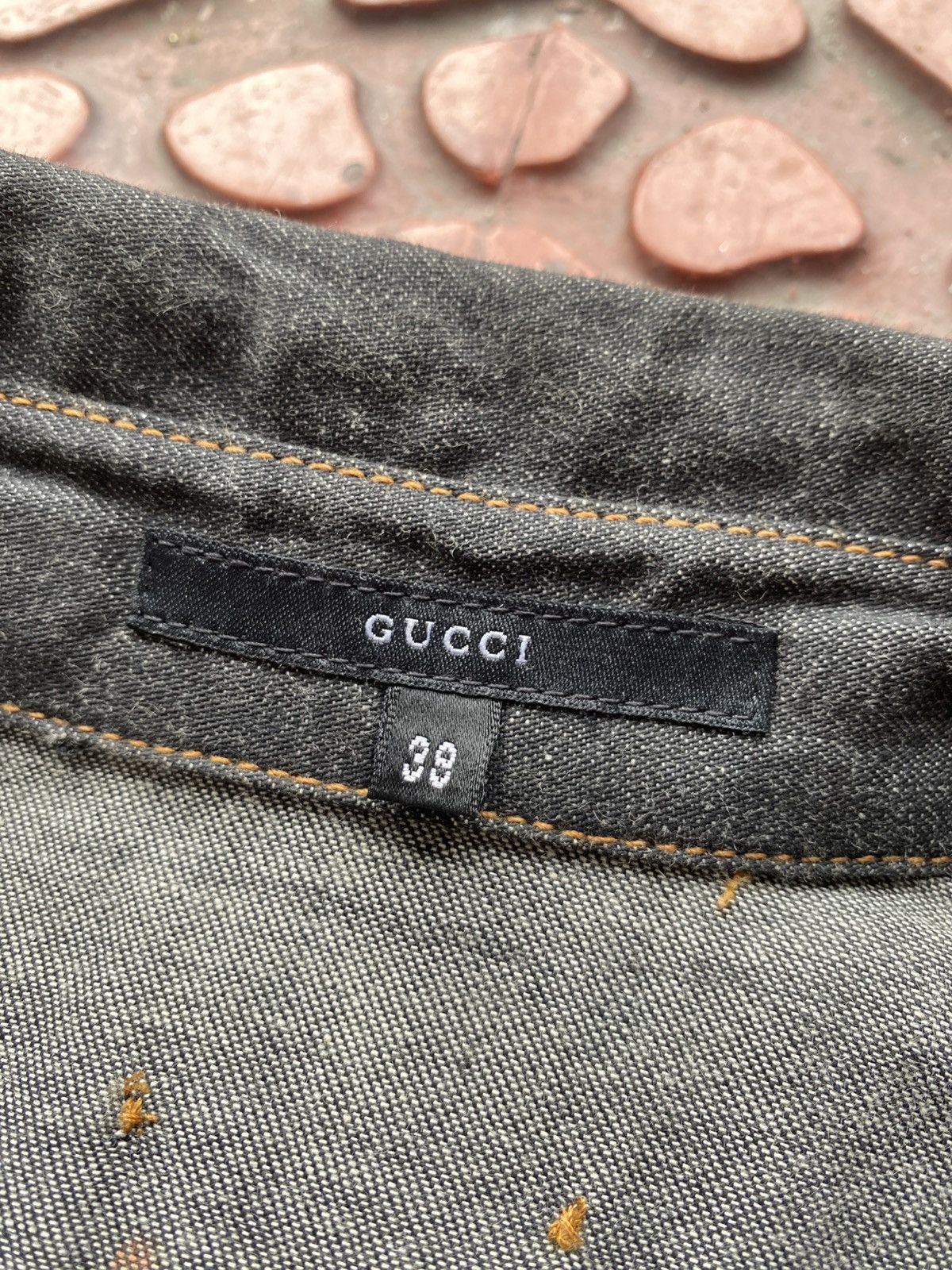 Gucci 2000s - GUCCI TOMFORD SLIM DENIM SLEEVES Size XS / US 0-2 / IT 36-38 - 9 Thumbnail