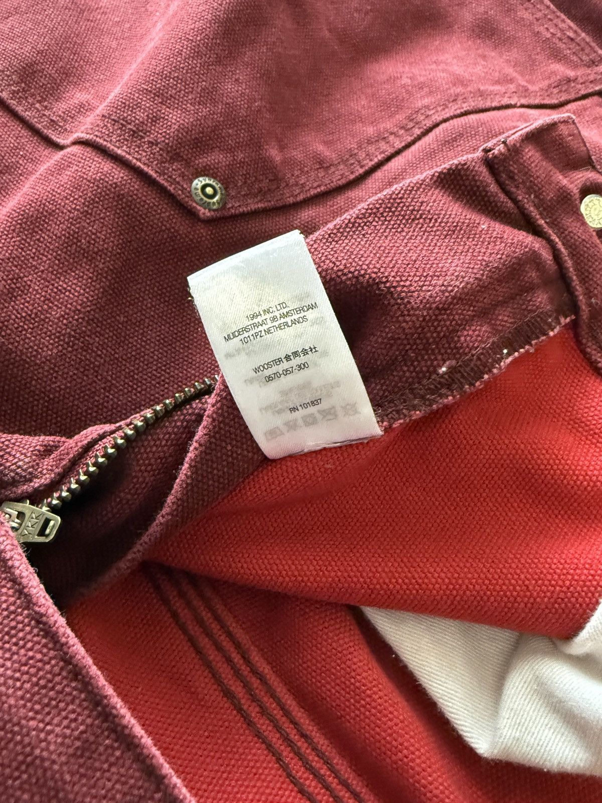 Supreme Supreme double knees workpants burgundy Size US 30 / EU 46 - 8 Thumbnail
