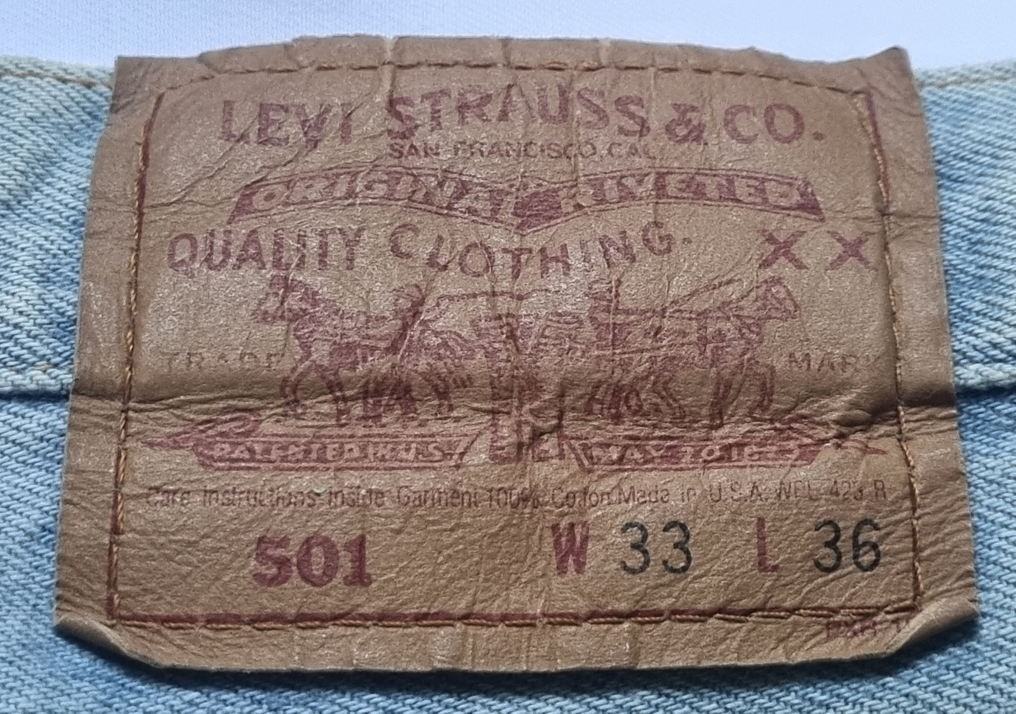 Levi's × Takashi Murakami × Vintage Vintage Levi's 501XX Takashi Murakami Jeans Size US 33 - 17 Thumbnail