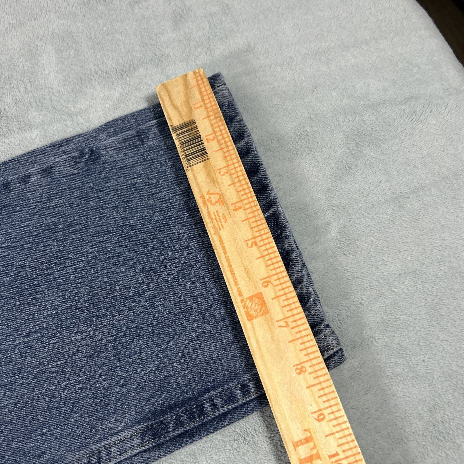 Wrangler Y2k 2000s Wrangler Baggy Straight Jeans Mens 34x29 Hamilton Size US 34 / EU 50 - 8 Thumbnail
