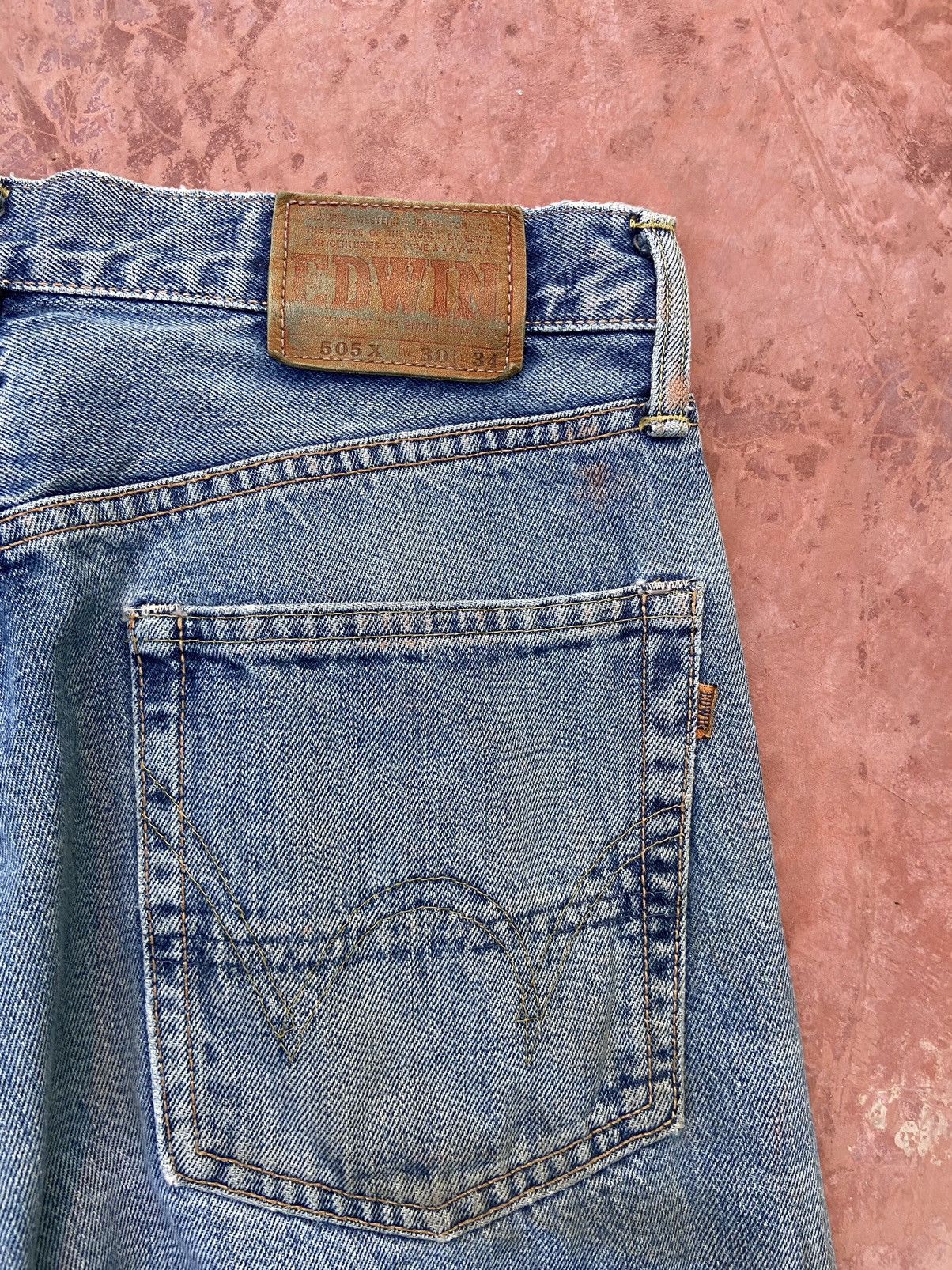 Beauty Beast 🔥 Vintage Edwin Jeans Street fashion #130 Size US 31 - 14 Thumbnail