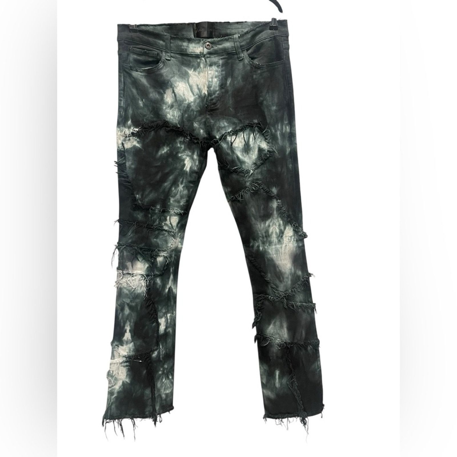 Valabasas Distressed Tie-Dye Jeans Size:36