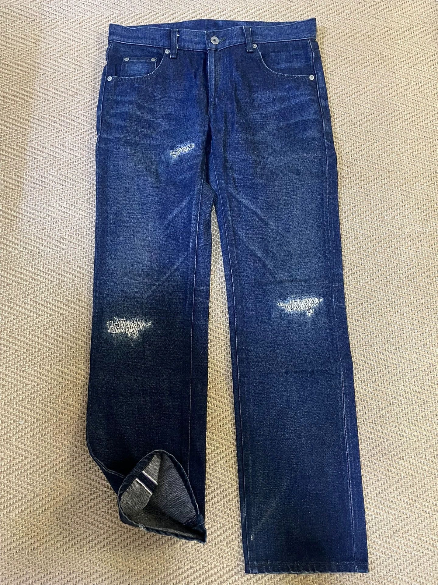 Neighborhood NEIGHBORHOOD Early Distressed Jeans M VTG NM Size US 32 / EU 48 - 1 Thumbnail