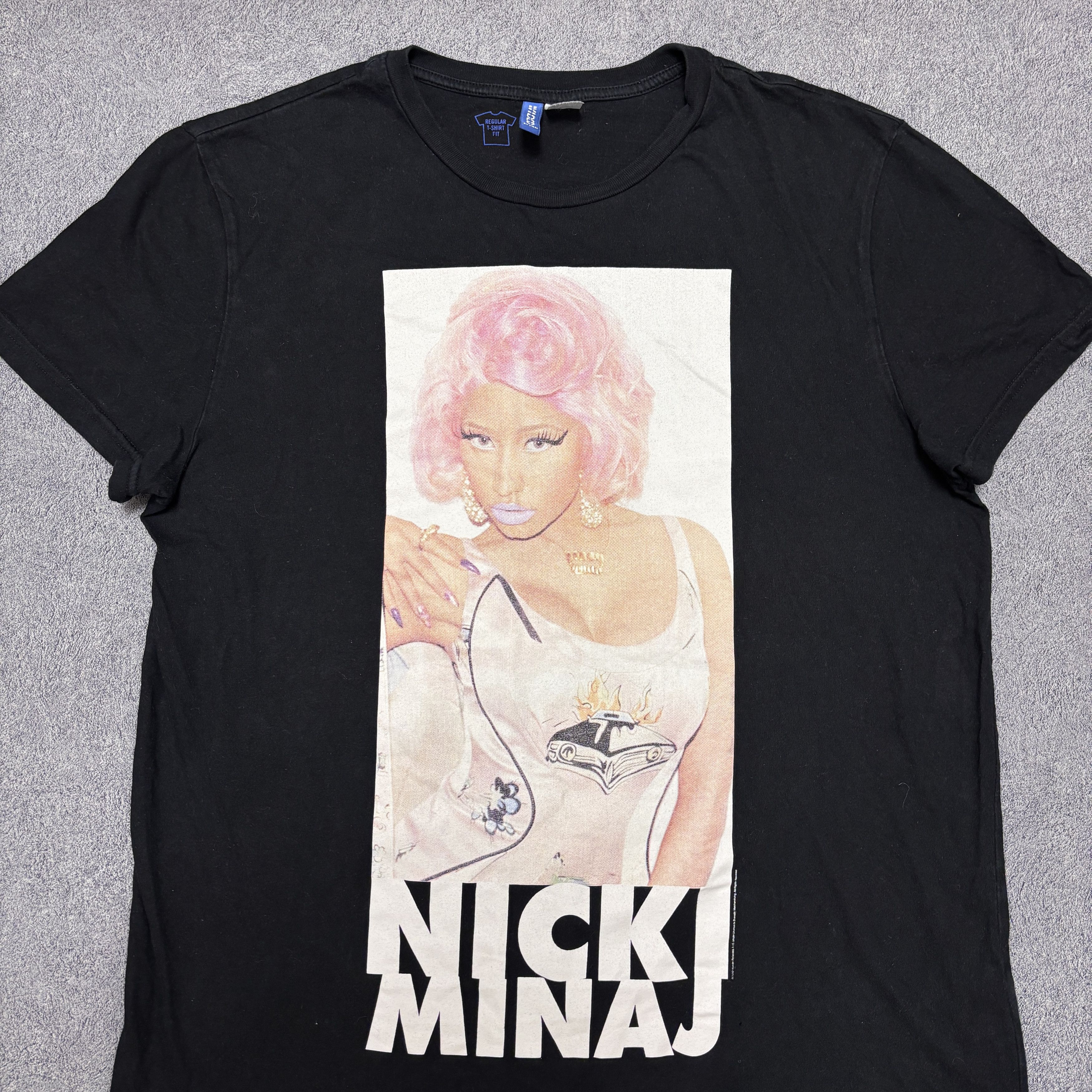 Band Tees × Divided × Rap Tees Nicki Minaj Shirt Hip Hop Rap Tee Lady Gaga Rihanna Size US L / EU 52-54 / 3 - 2 Thumbnail