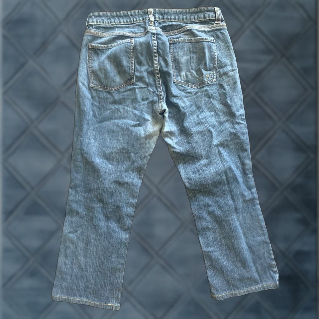 Denime SOHO Jeans Bootcut Dark Wash Denim Mid Rise Size 10 Women Size 32" / US 10 / IT 46 - 1 Thumbnail