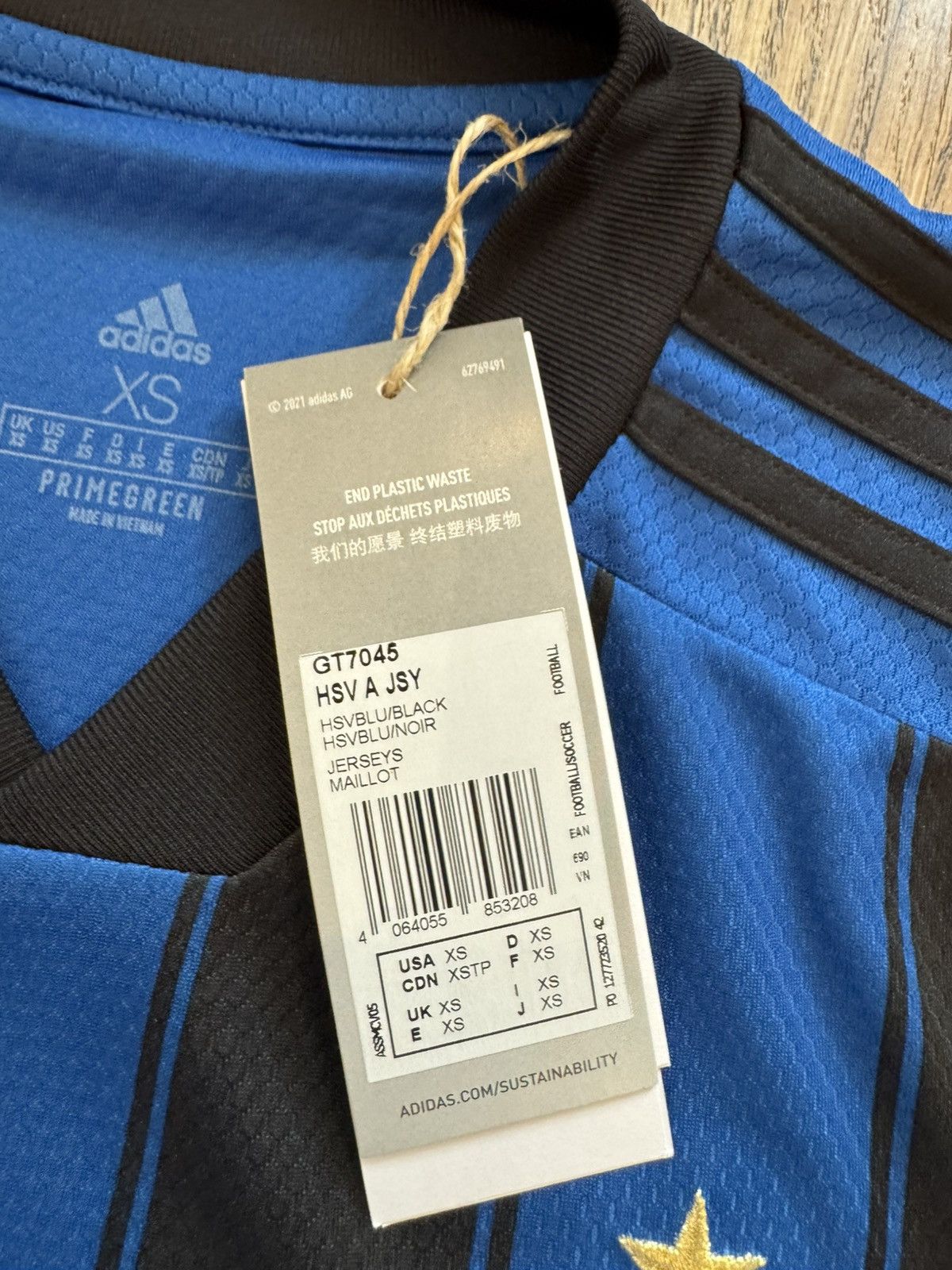 Adidas HAMBURG 2021 2022 AWAY SHIRT FOOTBALL JERSEY ADIDAS SZ XS Size US XS / EU 42 / 0 - 9 Thumbnail