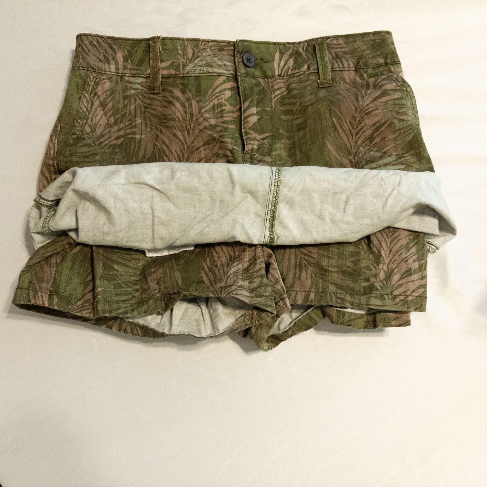 Other Sonoma Life + Style Green Leaf Print Skort Womens 2 Xsmall Size 26" / US 2 / IT 38 - 5 Thumbnail