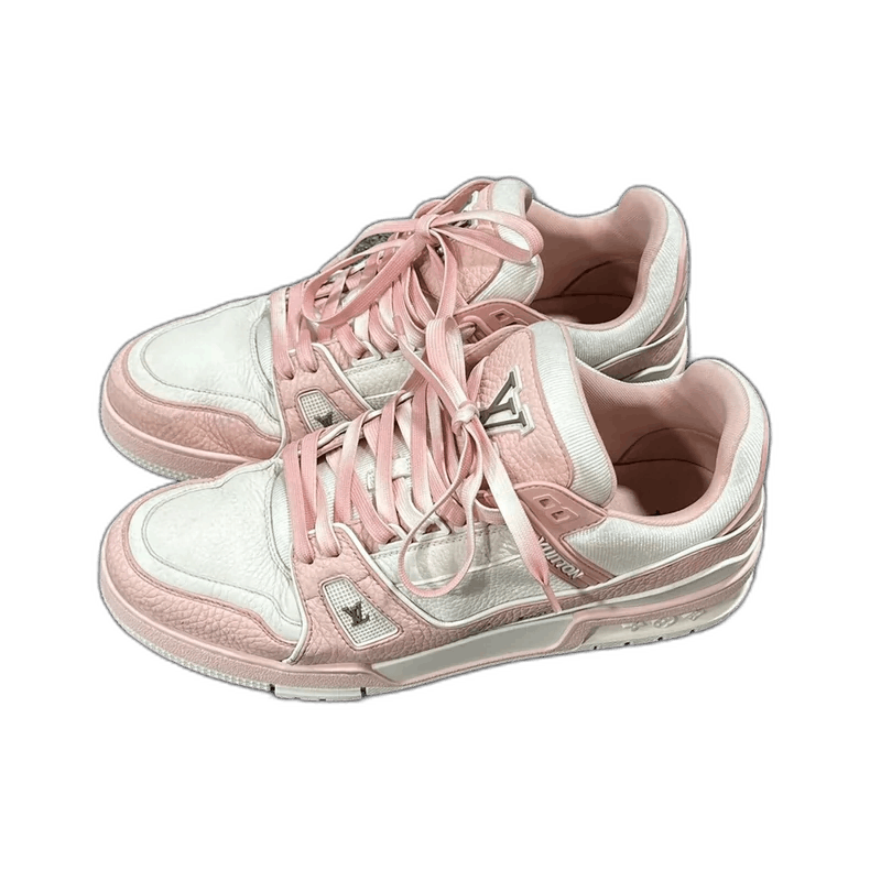 Louis Vuitton louis vuitton pink white trainer shoes Size US 12 / EU 45 - 1 Thumbnail