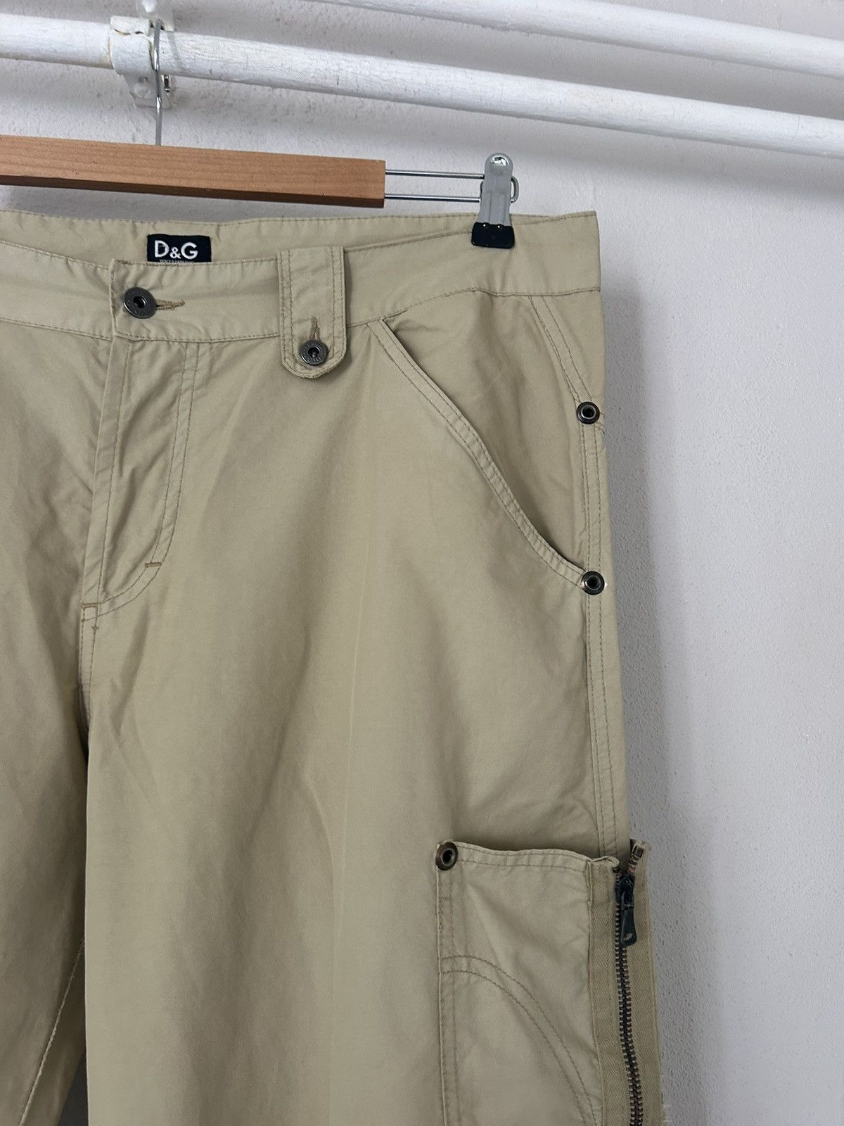 Dolce & Gabbana Beige Cargo Pants Size US 36 / EU 52 - 4 Thumbnail