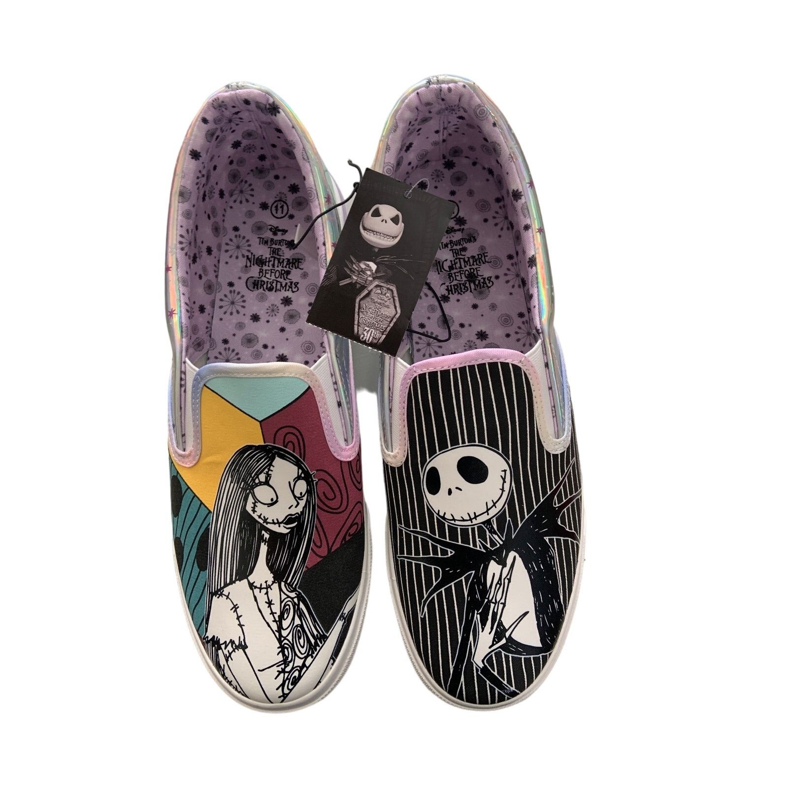 Disney Disney Women's 11 Nightmare Before Christmas Low Top Sneaker Size US 11 / IT 41 - 14 Thumbnail