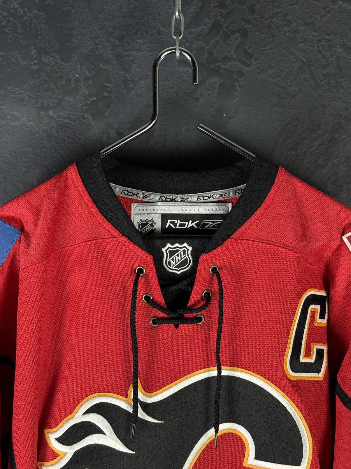 Reebok Vintage Rebook NHL Calgary Flames #12 Jarome Iginla Jersey Size US S / EU 44-46 / 1 - 7 Thumbnail