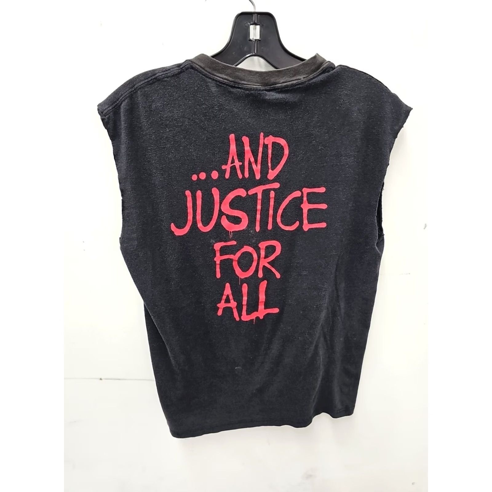 Vintage VINTAGE Metallica And Justice For All shirt Metallica Shirt L Black Mens Band 1980s 90s / 80s 80s Vintage Short Sleeve Size US L / EU 52-54 / 3 - 5 Thumbnail