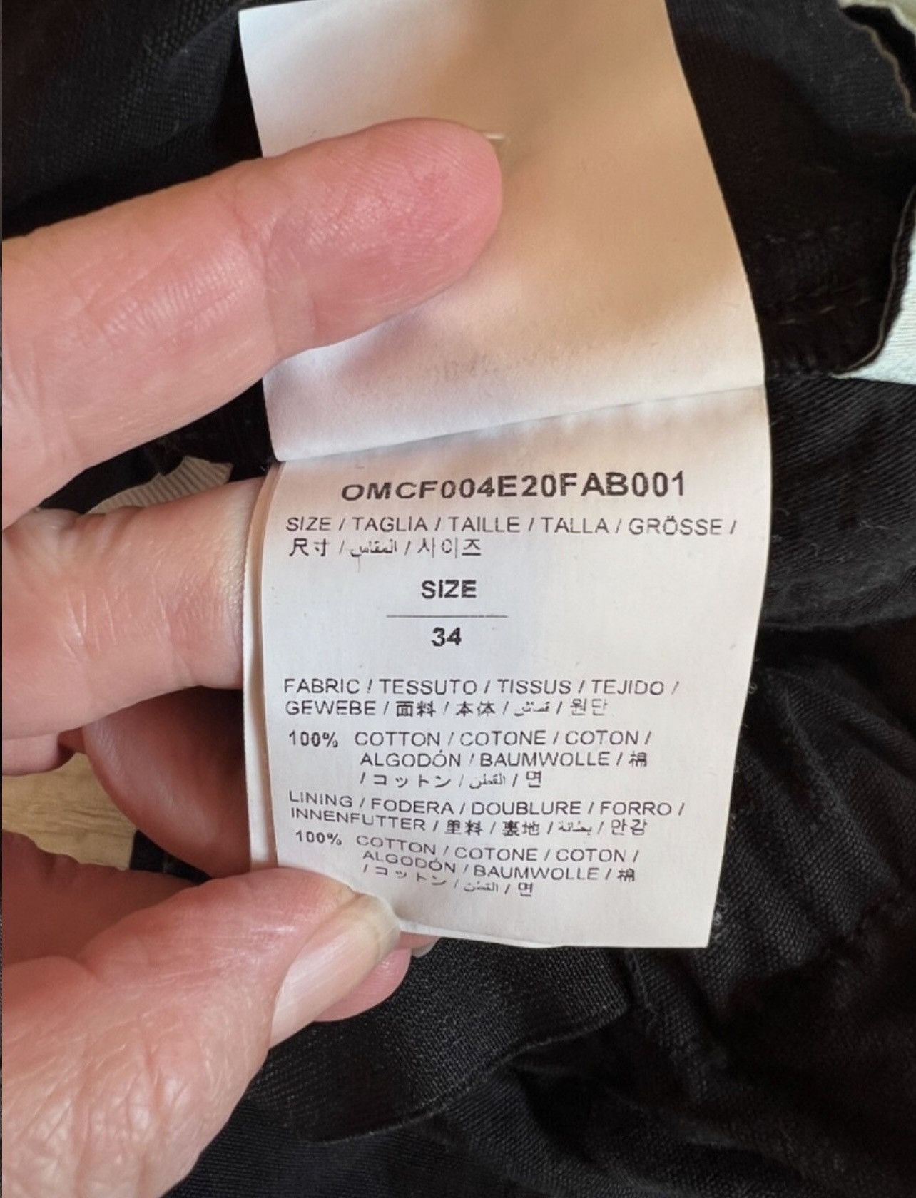 Off-White Off-White Buckled Cargo Pants with Straps – Size 34 Size US 34 / EU 50 - 16 Thumbnail