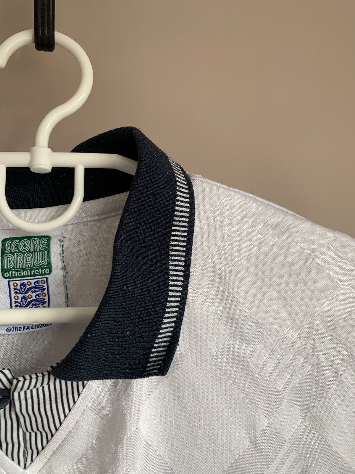 Other England Home Football Shirt Retro Score Draw Soccer Jersey M Size US M / EU 48-50 / 2 - 7 Thumbnail