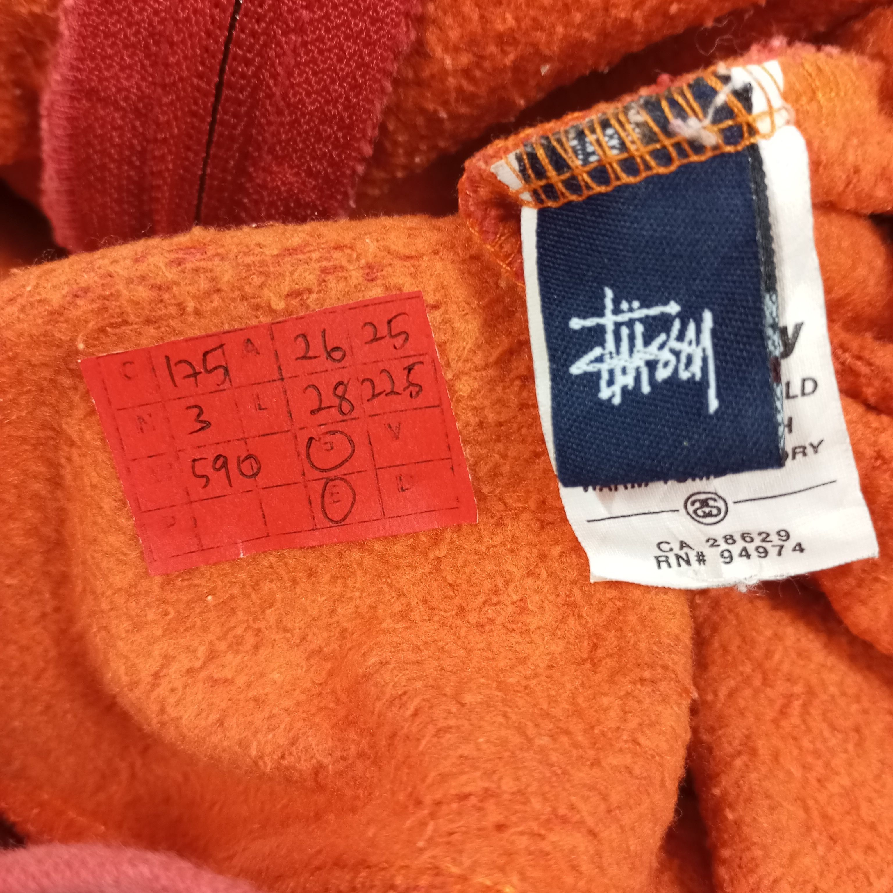 Stussy × Vintage Stussy Streetwear Skateboard Custom Art Zipper Hoodies Size US XL / EU 56 / 4 - 9 Thumbnail